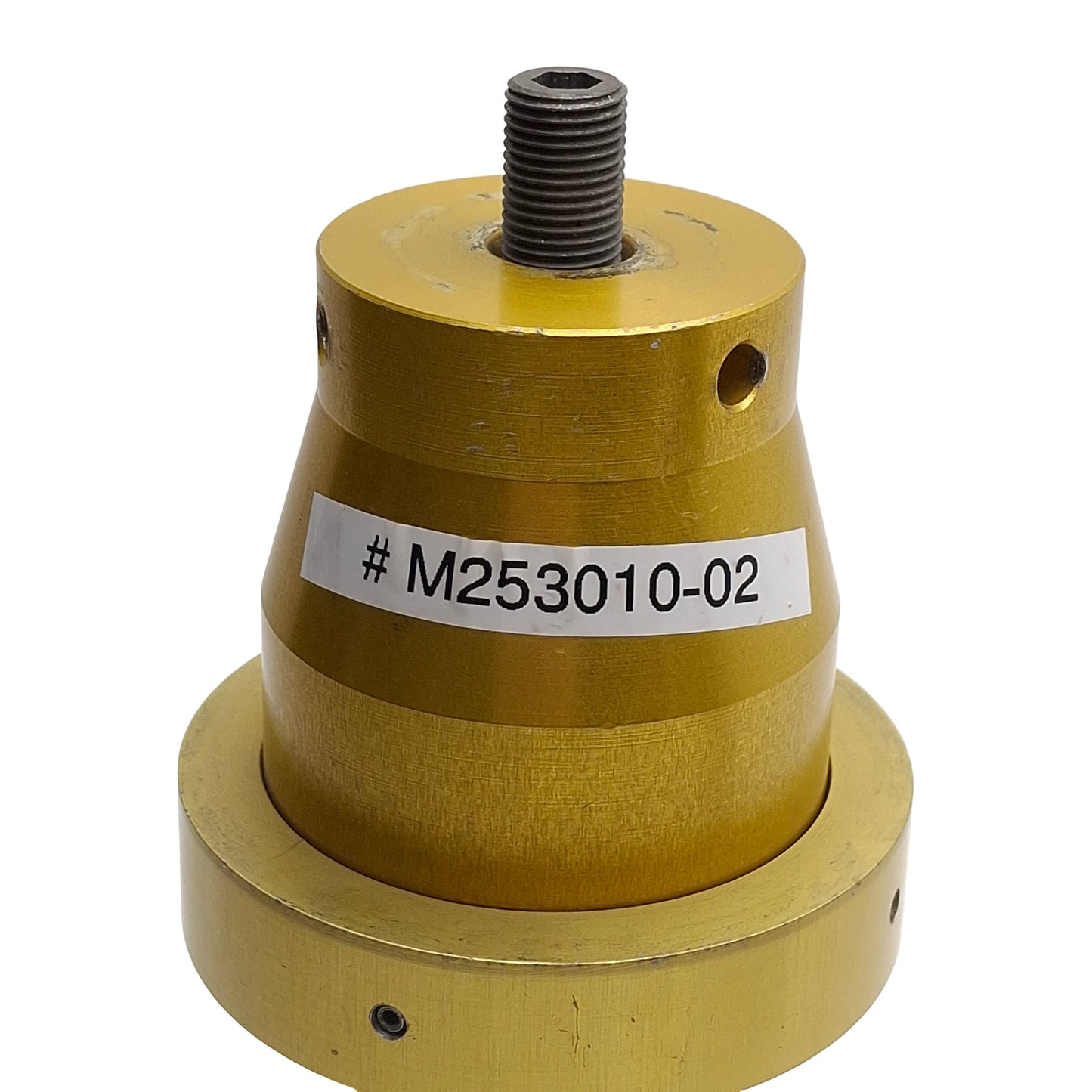 Used Branson 101-149-014 Gold Booster For Ultrasonic Welders, 20kHz, 1:1.5 Gain