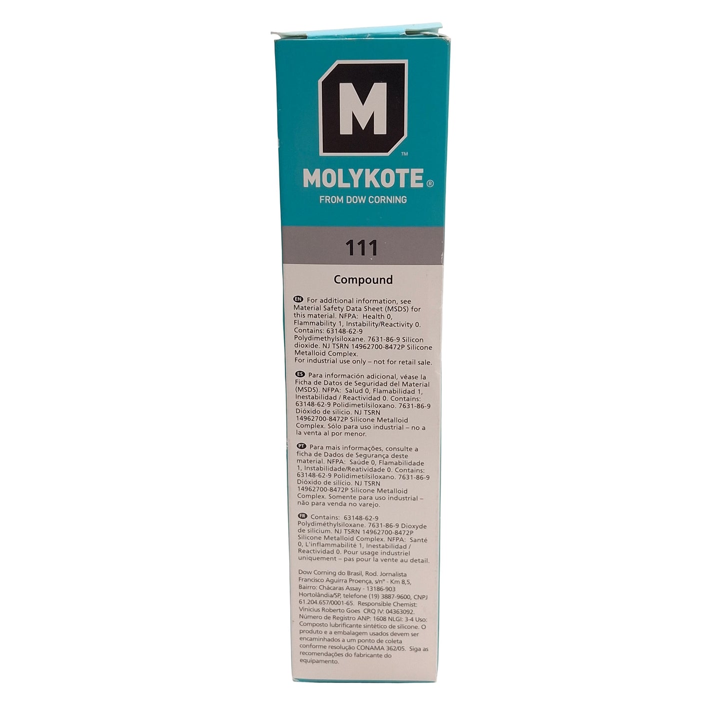 New Molykote 111 Silicone Lubricant & Sealant Compound, -40°F~400°F, 5.3oz