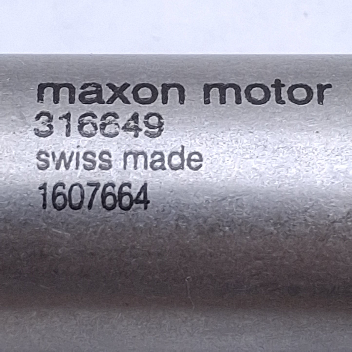 New – Open box Maxon 316649 EC-Max Brushless DC Motor w/ Encoder, ø2mm Shaft, 24VDC, 11,900RPM