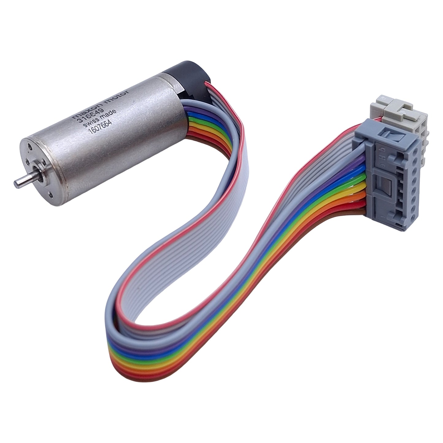 New – Open box Maxon 316649 EC-Max Brushless DC Motor w/ Encoder, ø2mm Shaft, 24VDC, 11,900RPM