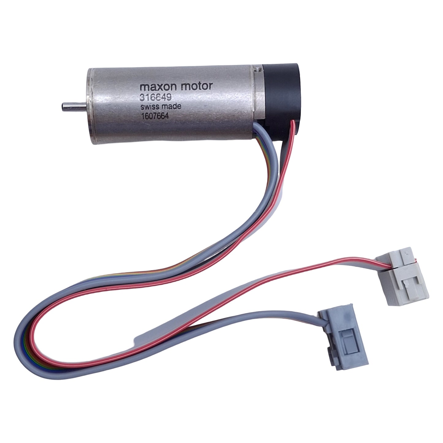 New – Open box Maxon 316649 EC-Max Brushless DC Motor w/ Encoder, ø2mm Shaft, 24VDC, 11,900RPM