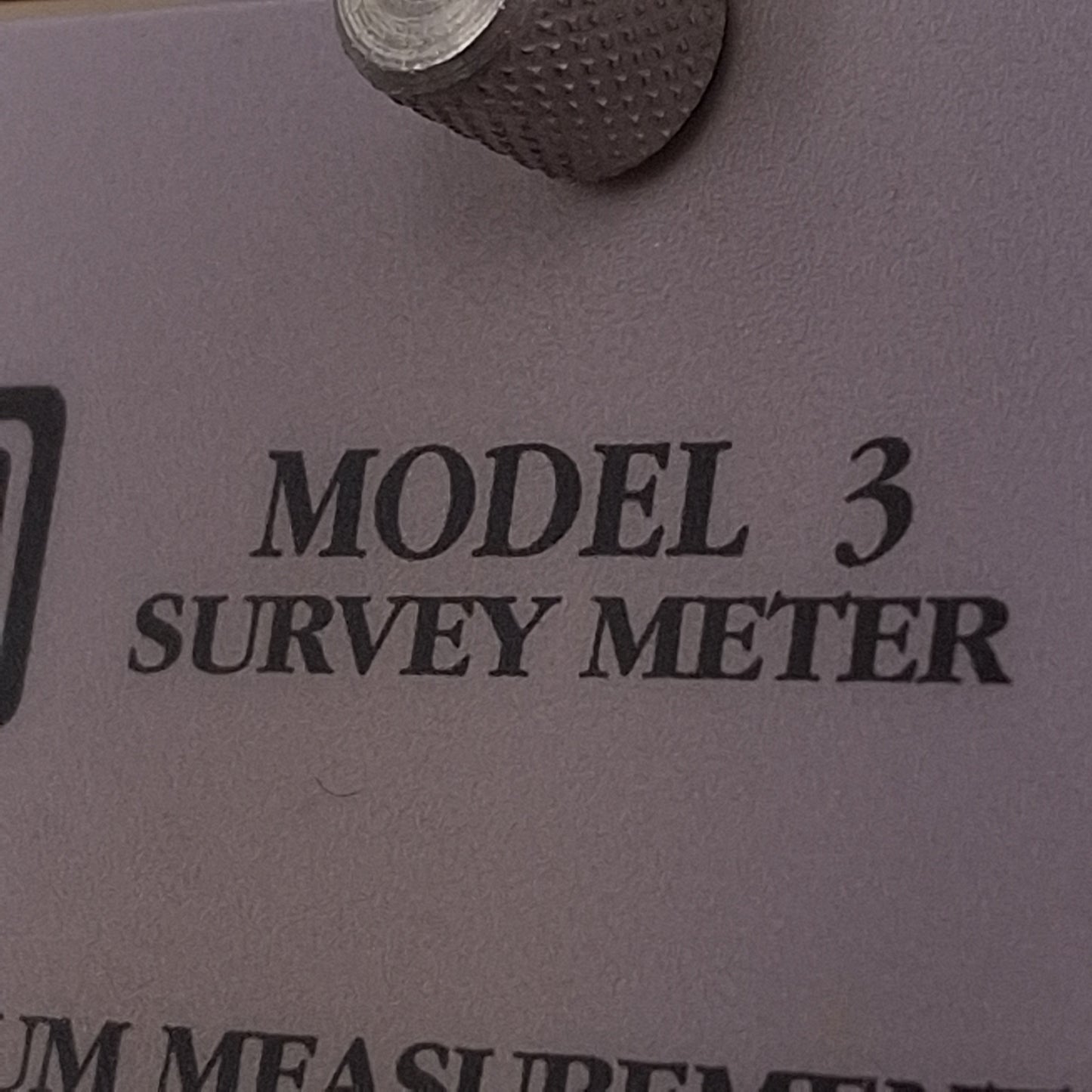 Used Ludlum Model 3 Survey Meter w/ 44-9 Alpha Beta Gamma Detector, 4-Range