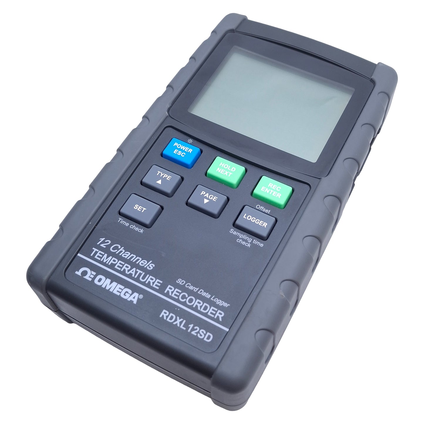 Used Omega RDXL12SD Portable Thermometer/Data Logger 12-Channel, LCD Display