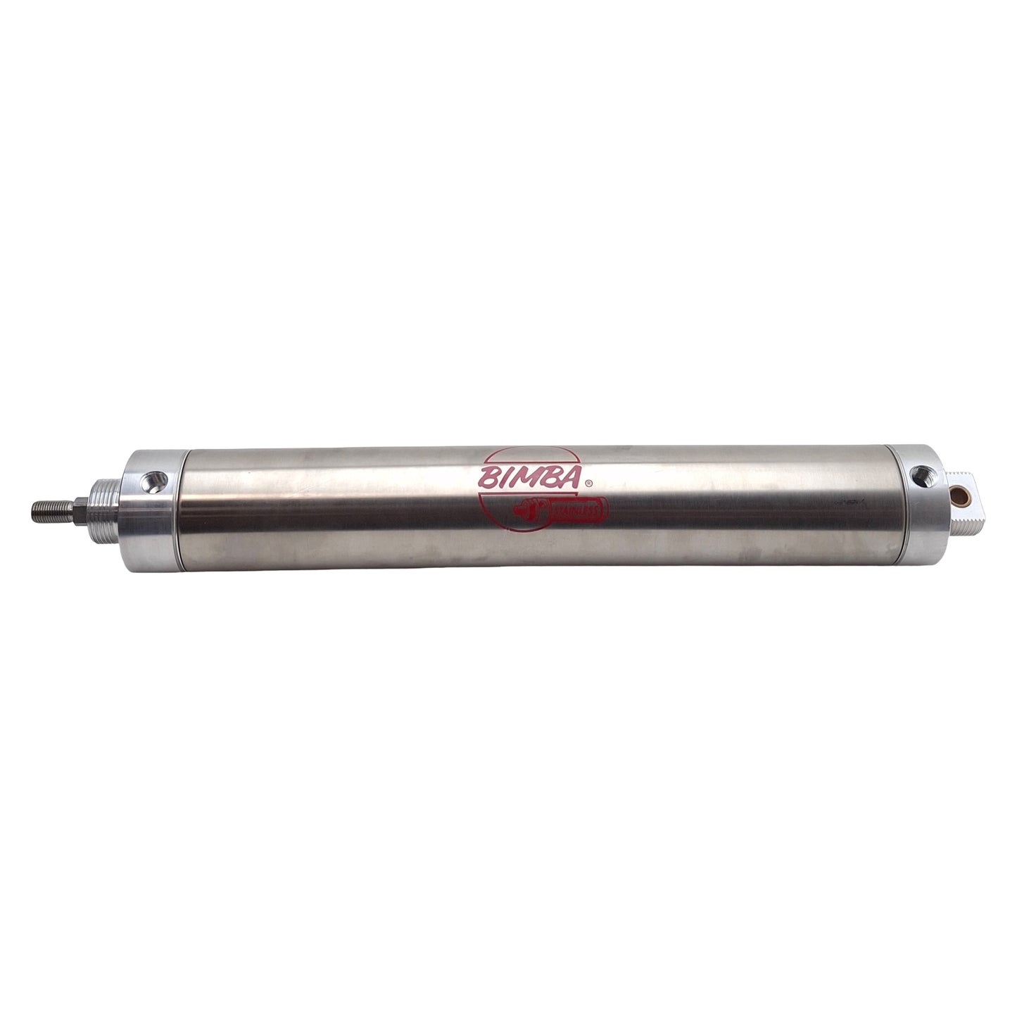Used Bimba 5013-DXP Pneumatic Cylinder, ø2-1/2in Bore, 13in Stroke, 250psi, 1/4in NPT