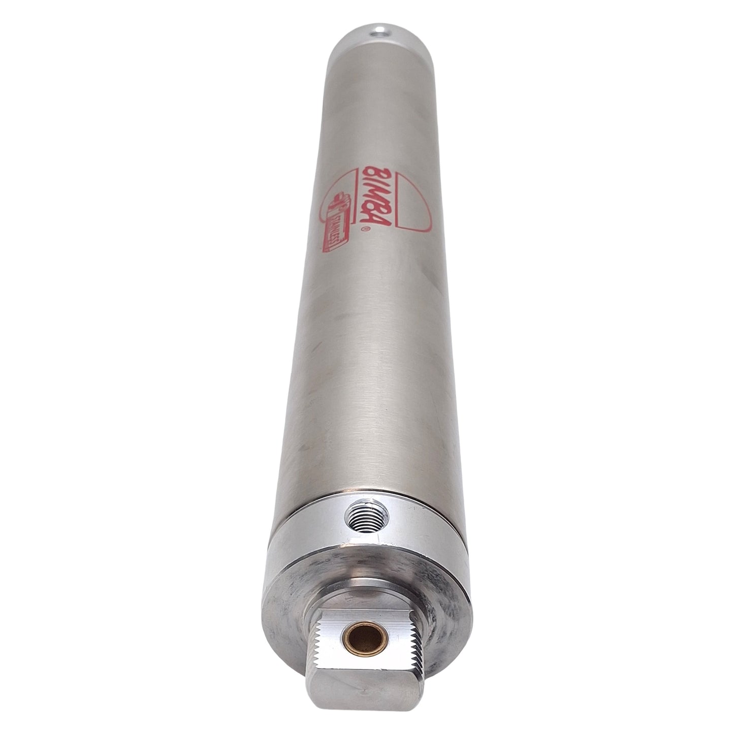 Used Bimba 5013-DXP Pneumatic Cylinder, ø2-1/2in Bore, 13in Stroke, 250psi, 1/4in NPT