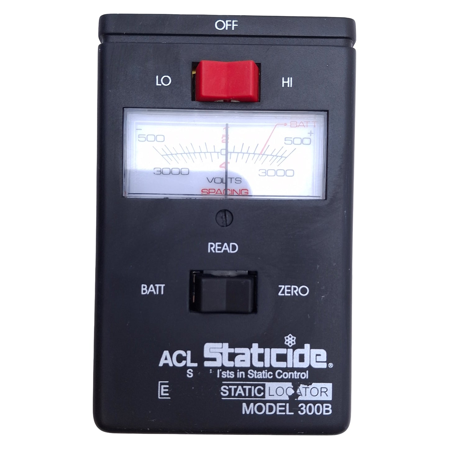 Used ACL 300B Staticide Precision Electrostatic Locator w/Case, 0±3,000V & 0±30,000V