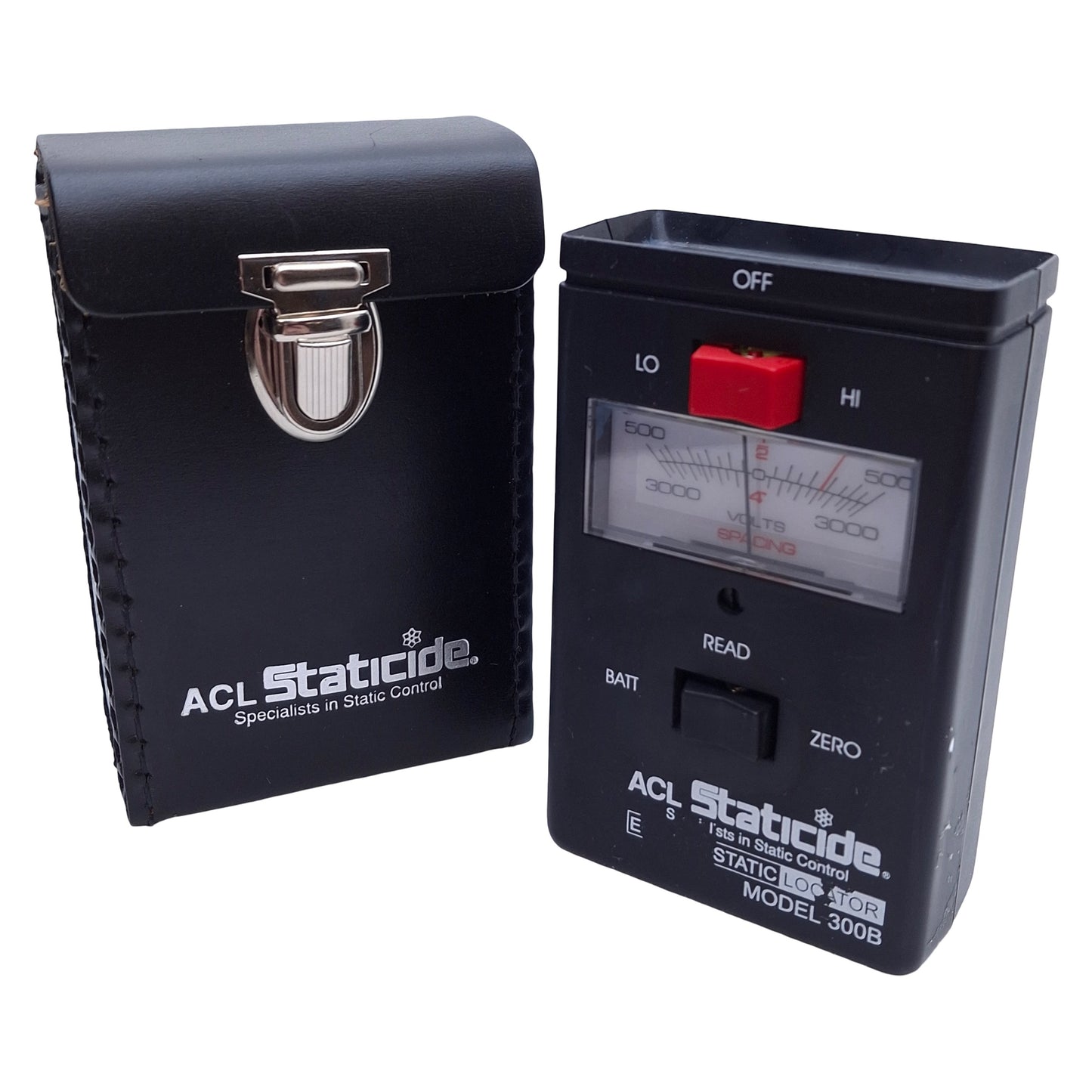 Used ACL 300B Staticide Precision Electrostatic Locator w/Case, 0±3,000V & 0±30,000V
