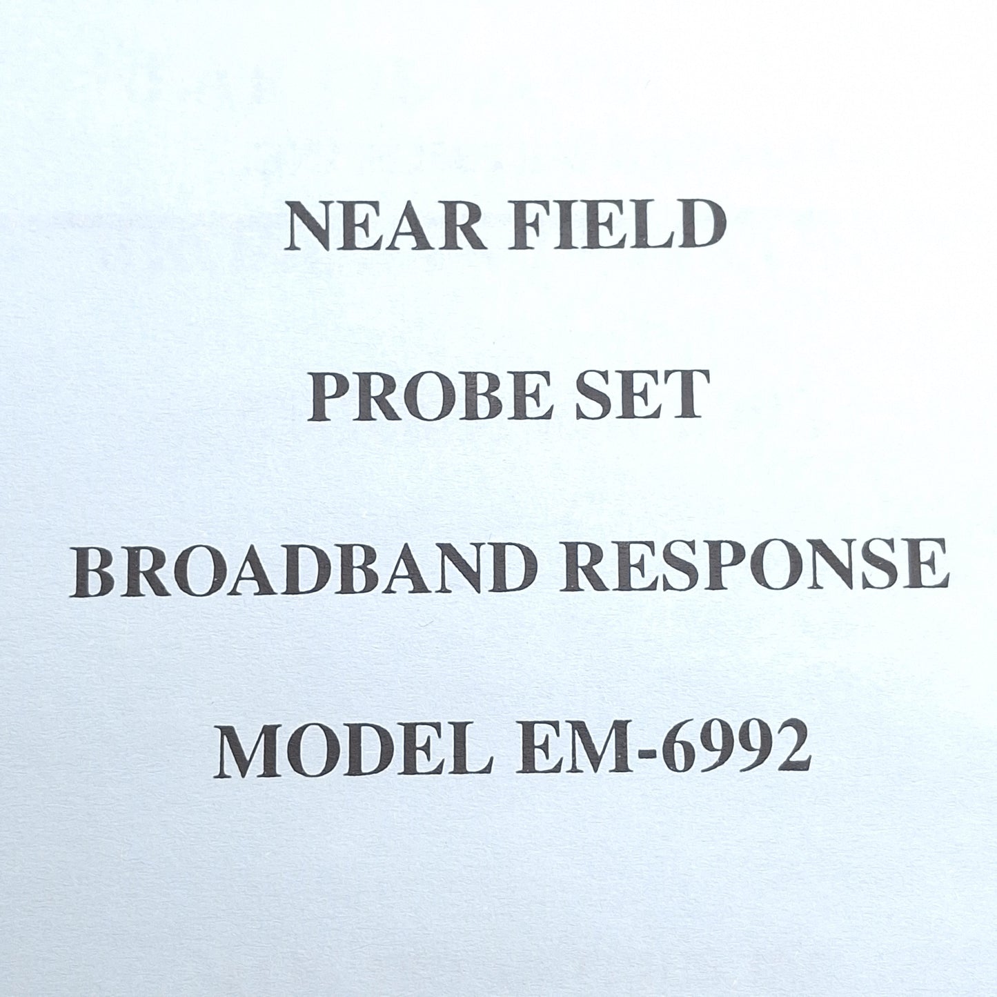 Used Electro Metrics EM-6992 Near Field Probe Set, <100kHz to >1GHz, 5-Probes, BNC