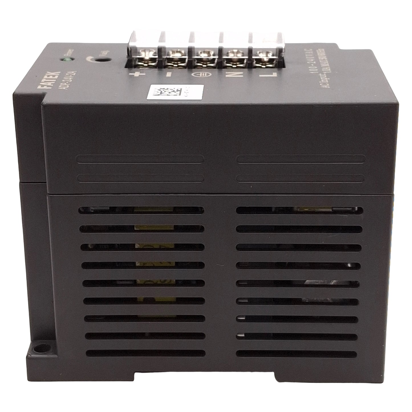 Used FATEK ADP-24V-2A PLC Power Supply, 48W, 24VDC 2A Output, 100-240VAC Input