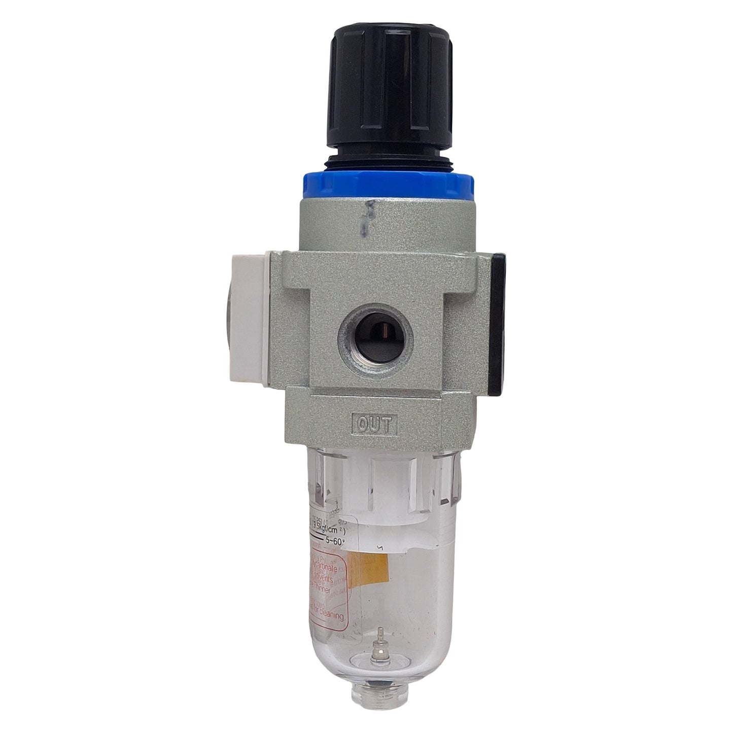 Used Chelic NFR-200-02 Filter Regulator, Rc1/4, 5µm, 50-850kPa, 950kPa Max, 15cc