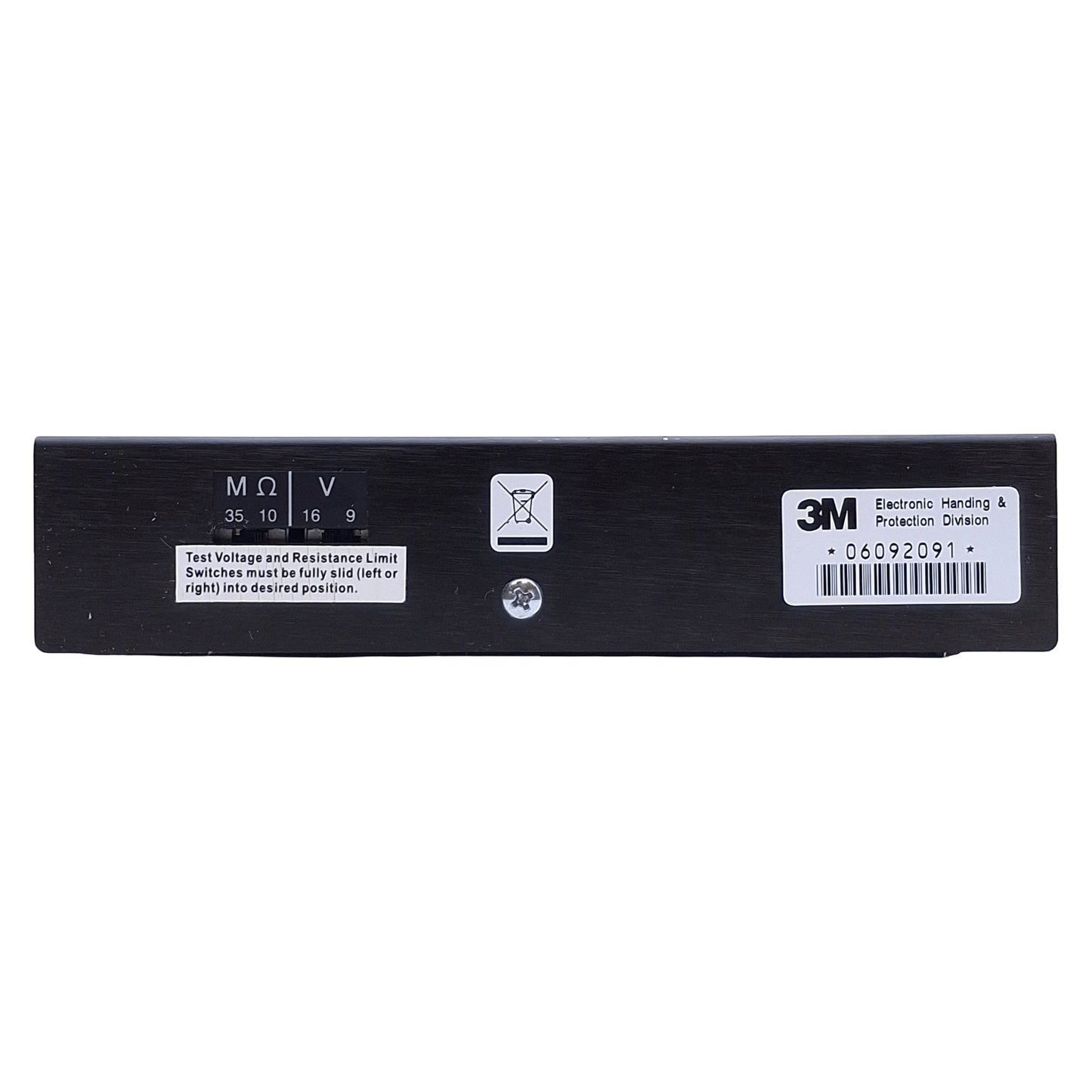 Used 3M 724 Workstation Monitor, 25VDC@50mA, 3.7megohms Test Limit, 2.75x1x1in