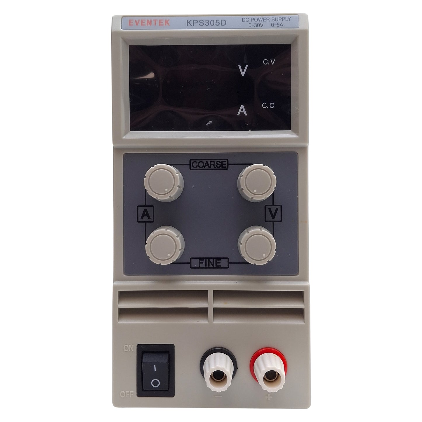 New – Open box Eventek KPS305D DC Adjustable Power Supply 110VAC/220VAC In, 0-30VDC 0-5A Out