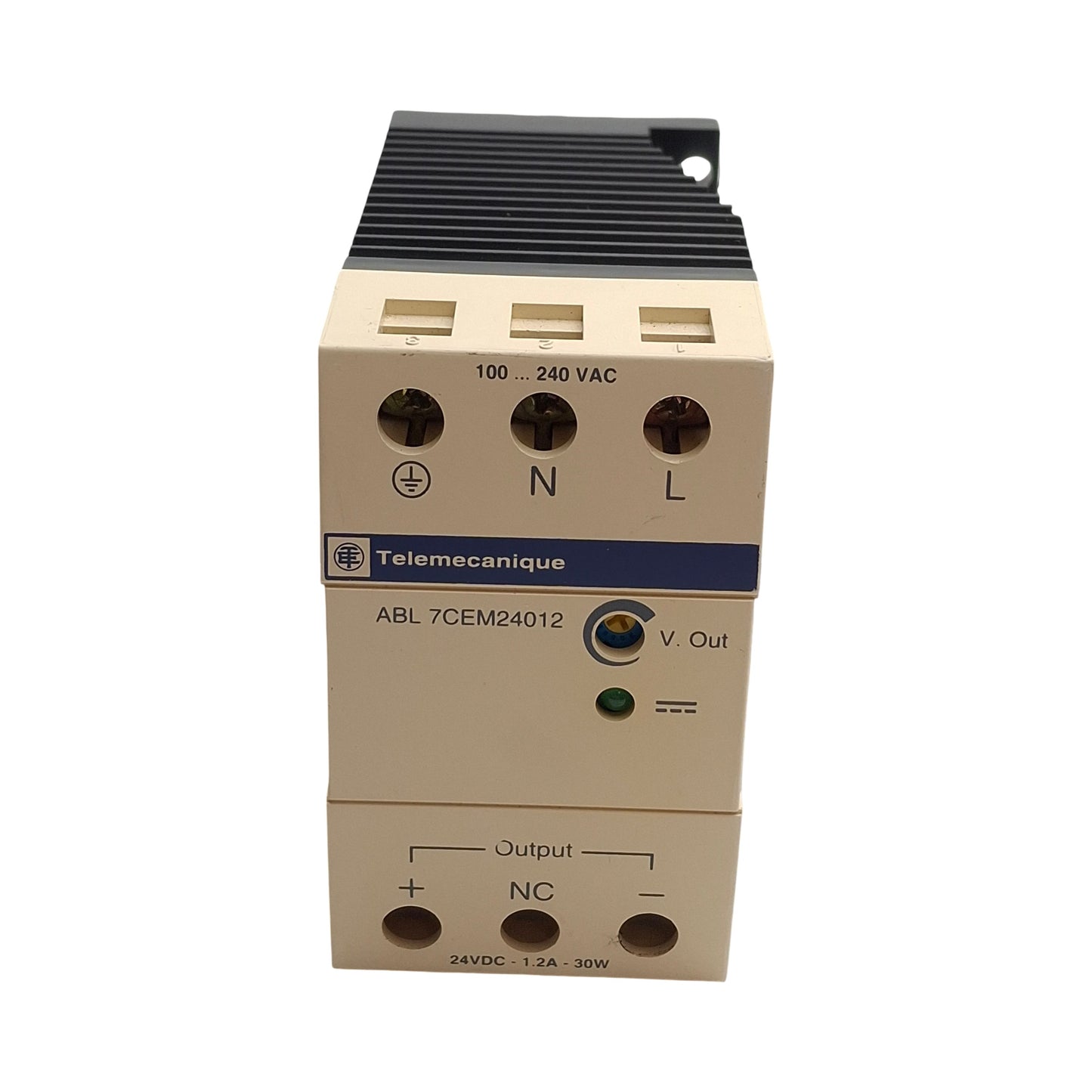 Used Schneider Electric ABL 7CEM24012 AC-DC Power Supply 100-240V AC In, 24V 1.2A Out