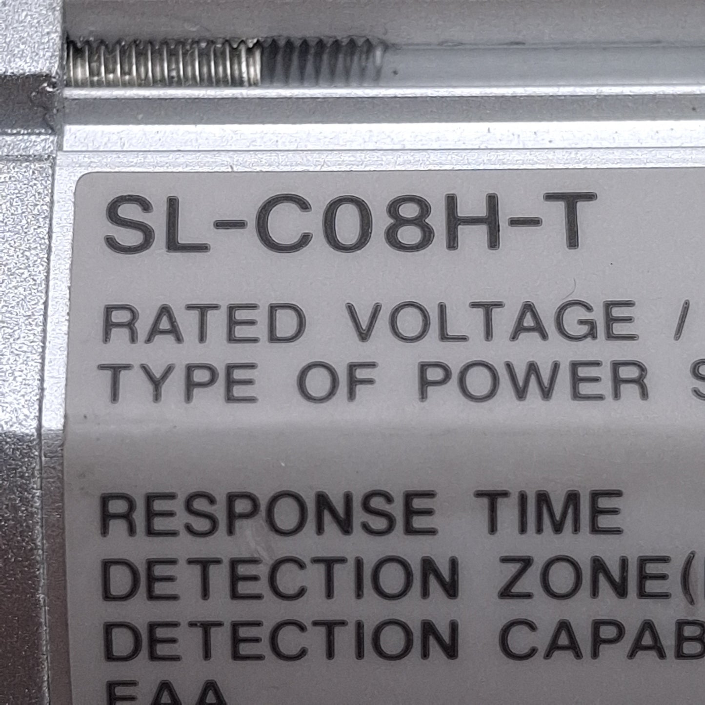 Used Keyence SL-C08H-T & SL-C08H-R Safety Light Curtain Transmitter & Receiver, ø25mm