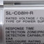 Used Keyence SL-C08H-T & SL-C08H-R Safety Light Curtain Transmitter & Receiver, ø25mm