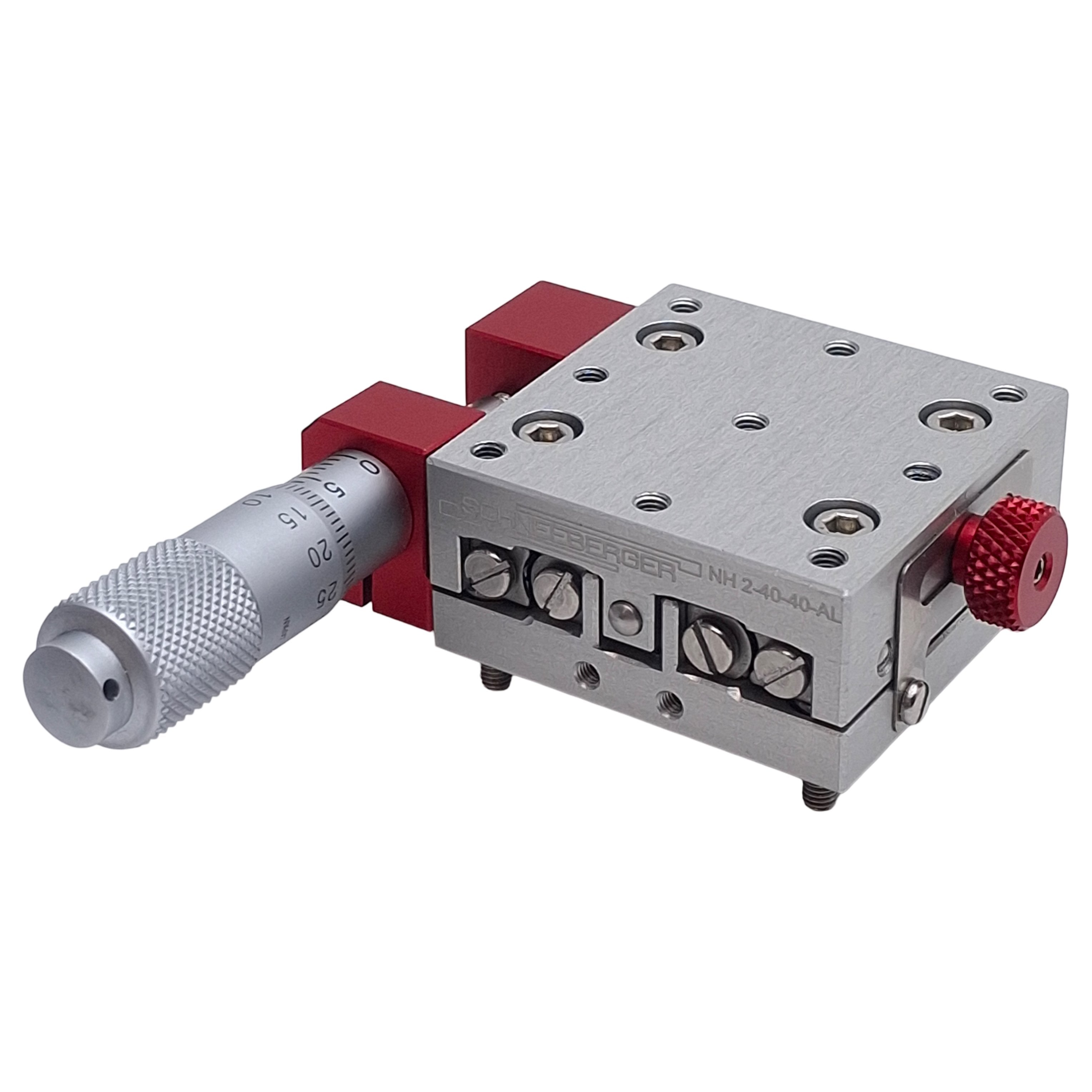 Schneeberger NH 2-40-40-AL Micrometer Positioning Stage 13mm Travel, M ...