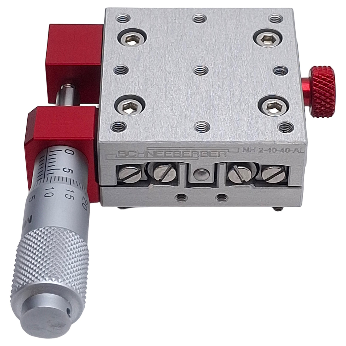 Schneeberger NH 2-40-40-AL Micrometer Positioning Stage 13mm Travel, M ...