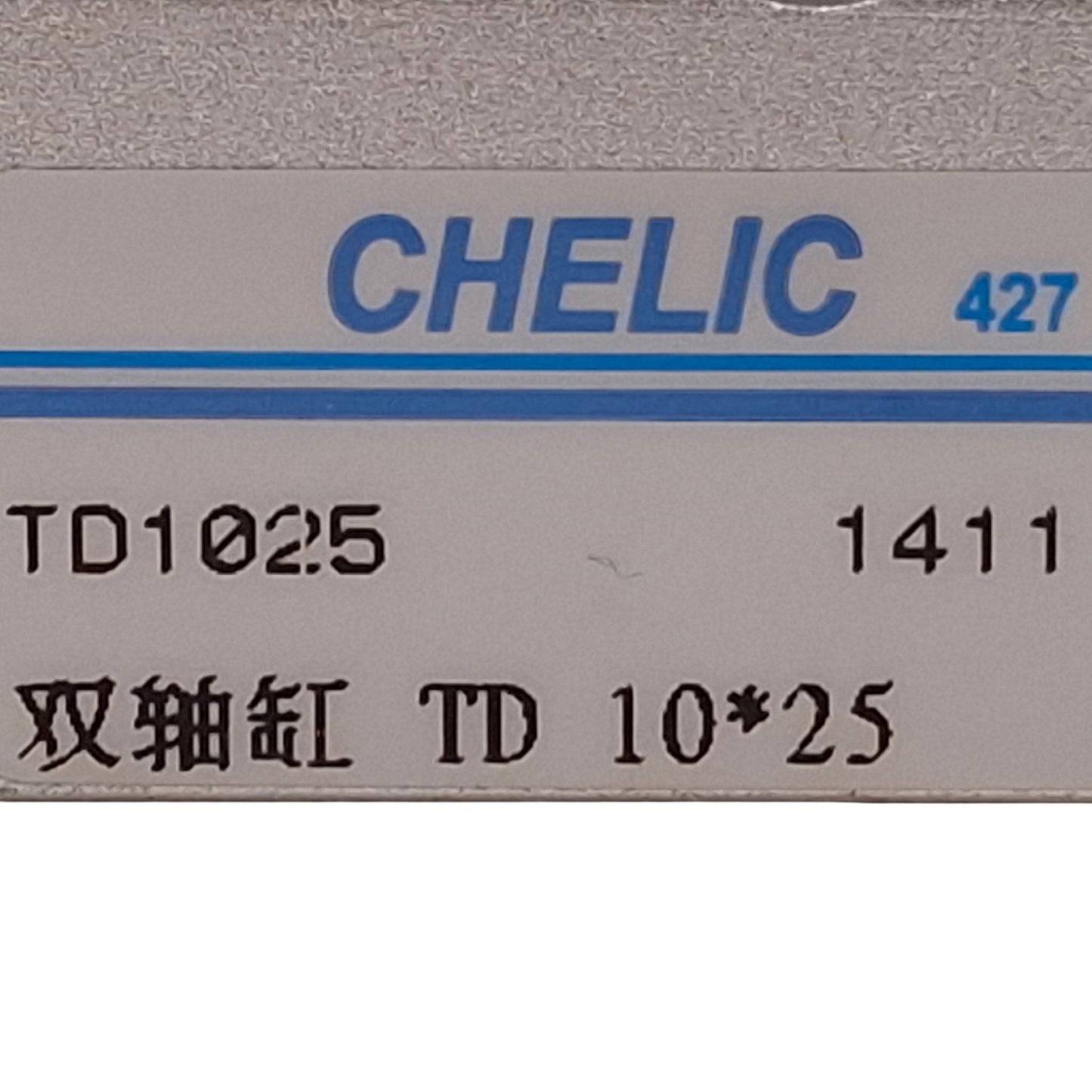 Used Chelic TD1025 Dual Rod Cylinder, ø10mm Bore, 25mm Stroke, 100-850kPa, M5x0.8