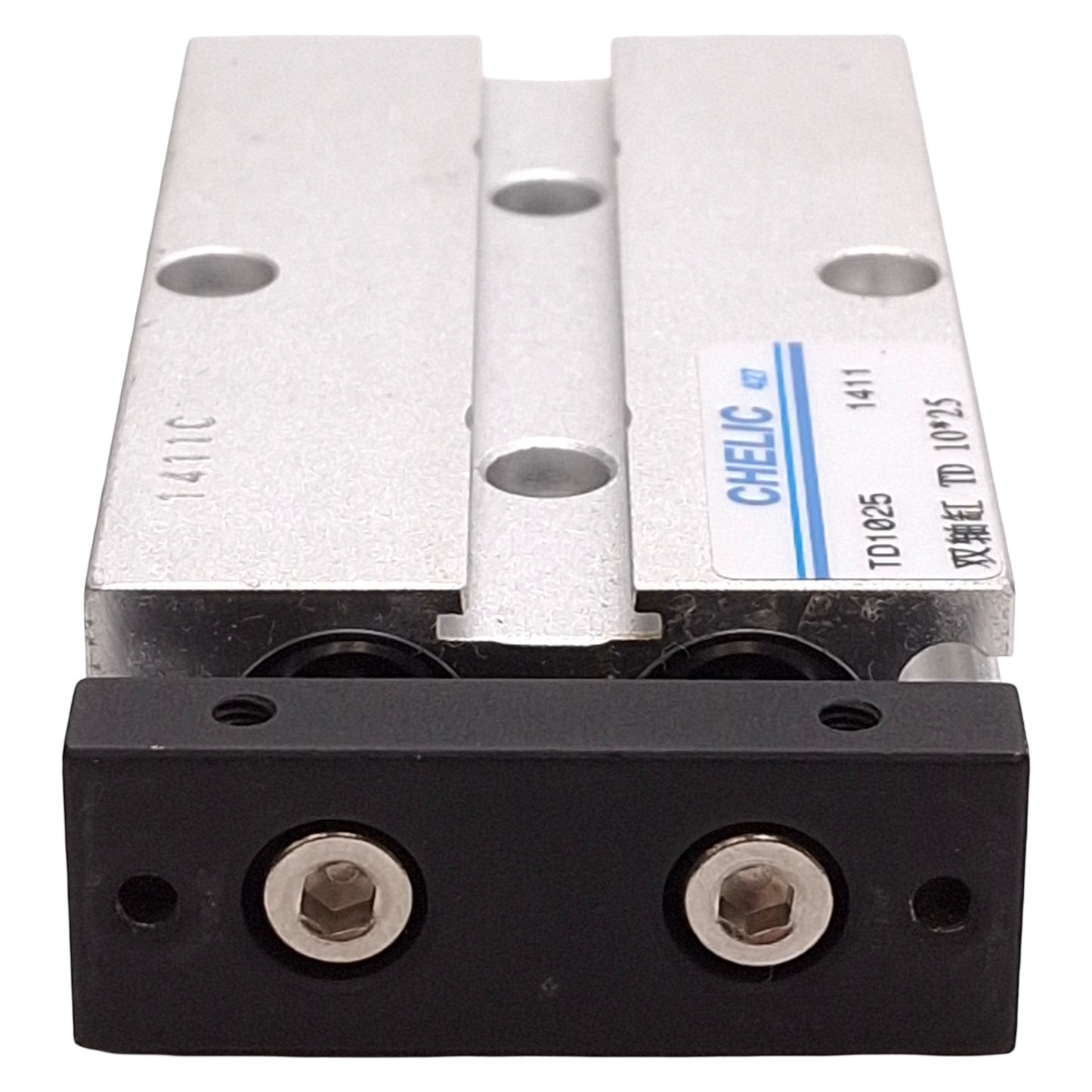 Used Chelic TD1025 Dual Rod Cylinder, ø10mm Bore, 25mm Stroke, 100-850kPa, M5x0.8