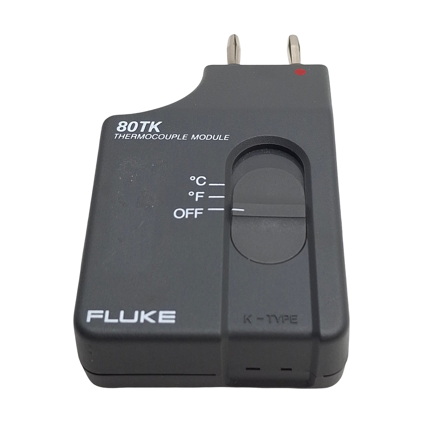 Used Fluke 80TK Thermocouple Module Converts DMM to Thermometer, Type K T/C