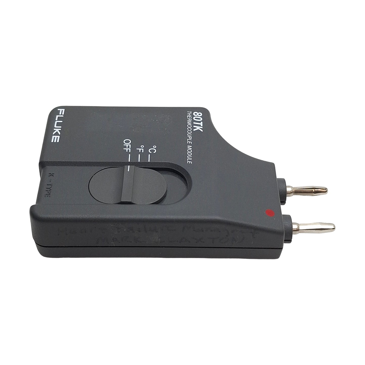 Used Fluke 80TK Thermocouple Module Converts DMM to Thermometer, Type K T/C