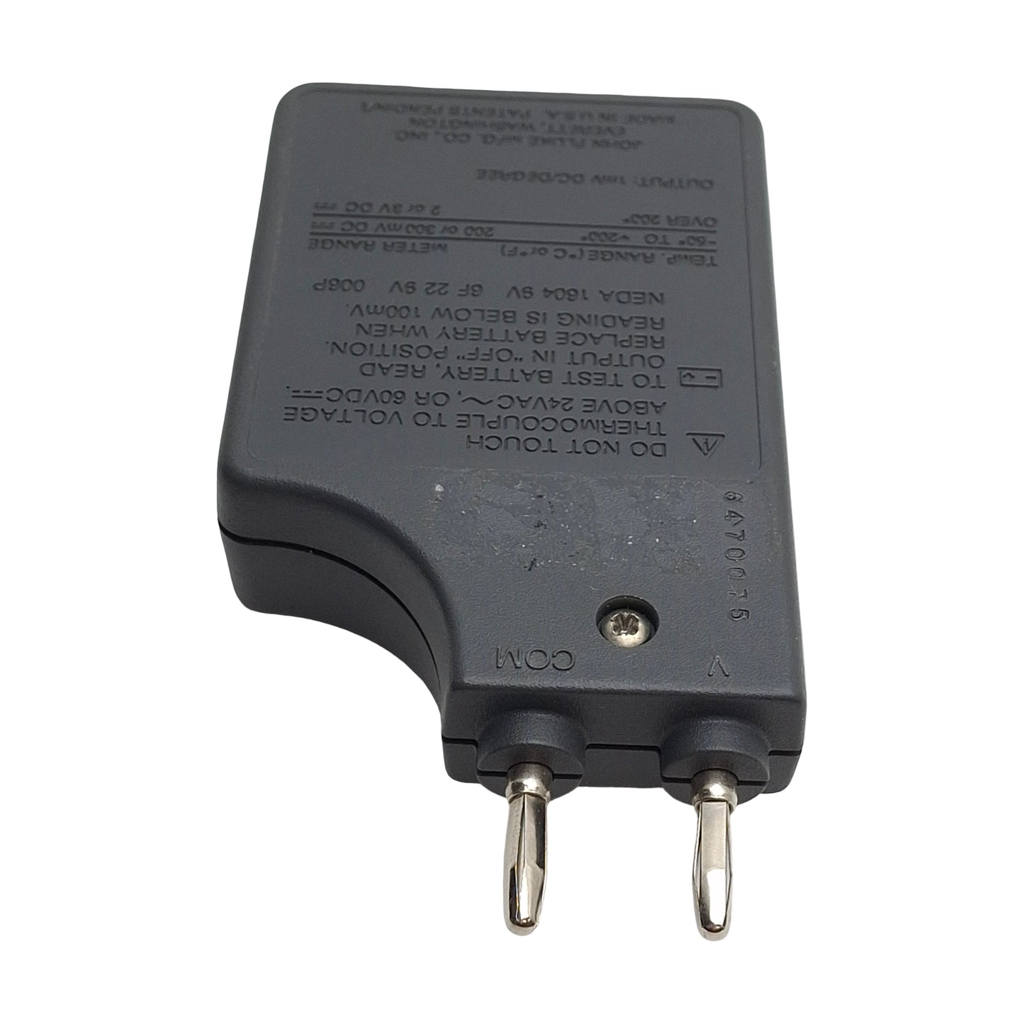Used Fluke 80TK Thermocouple Module Converts DMM to Thermometer, Type K T/C