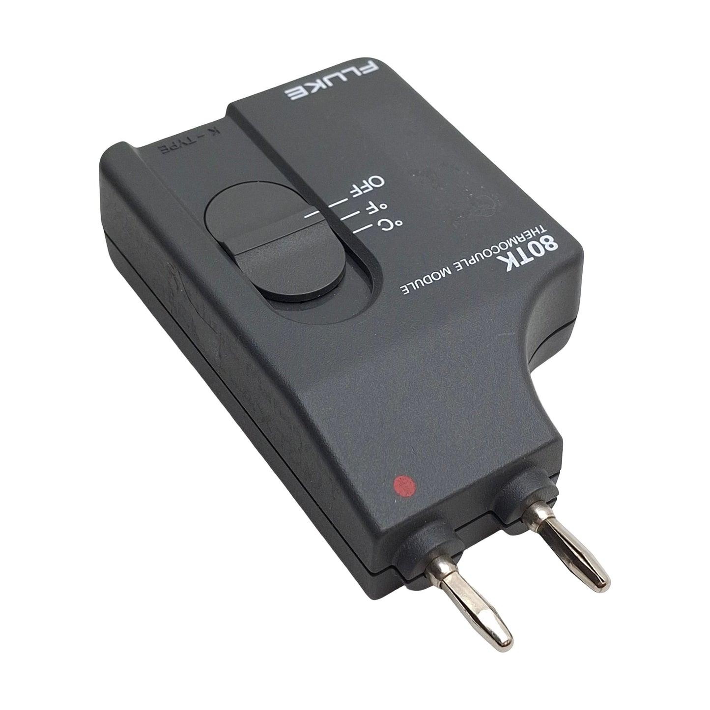 Used Fluke 80TK Thermocouple Module Converts DMM to Thermometer, Type K T/C