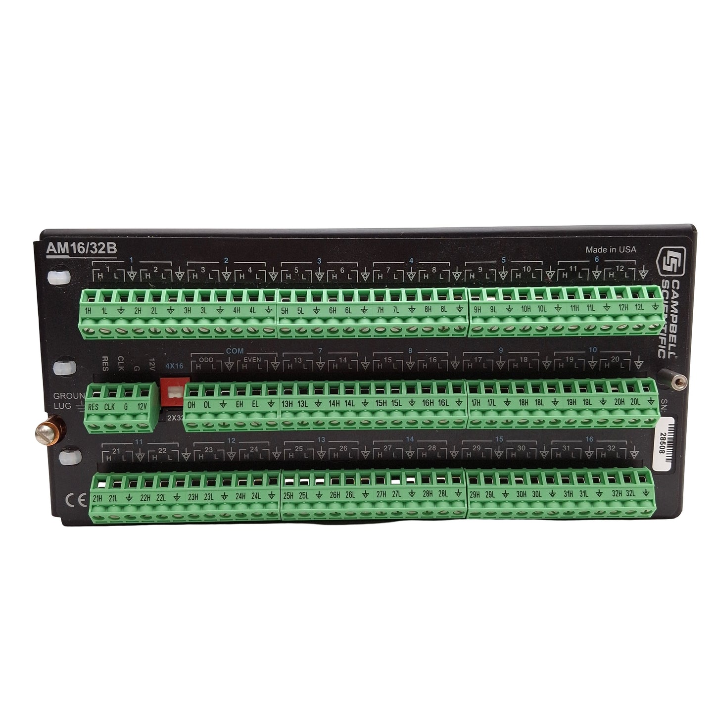 Used Campbell Scientific AM16/32B Relay Multiplexer, 16/32-Channel, 9.6-16VDC