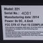 Used G&R Labs 221 UV Light/Intensity Meter W/P4081 Probe, 250-400nm, LCD Display