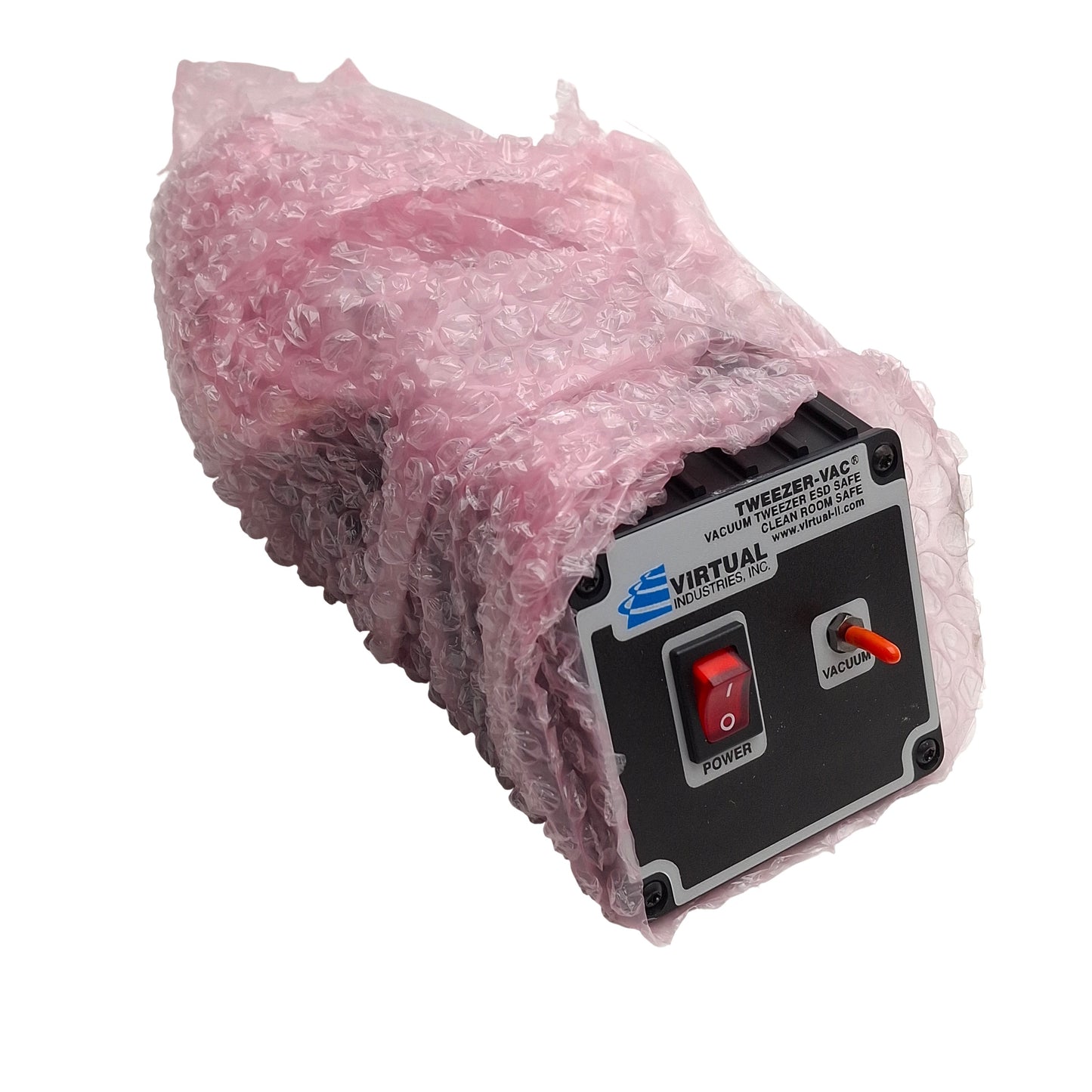 New – Open box Virtual Industries TV-1000 ESD Safe Vacuum Handling Station, 110VAC, 5 foot Hose