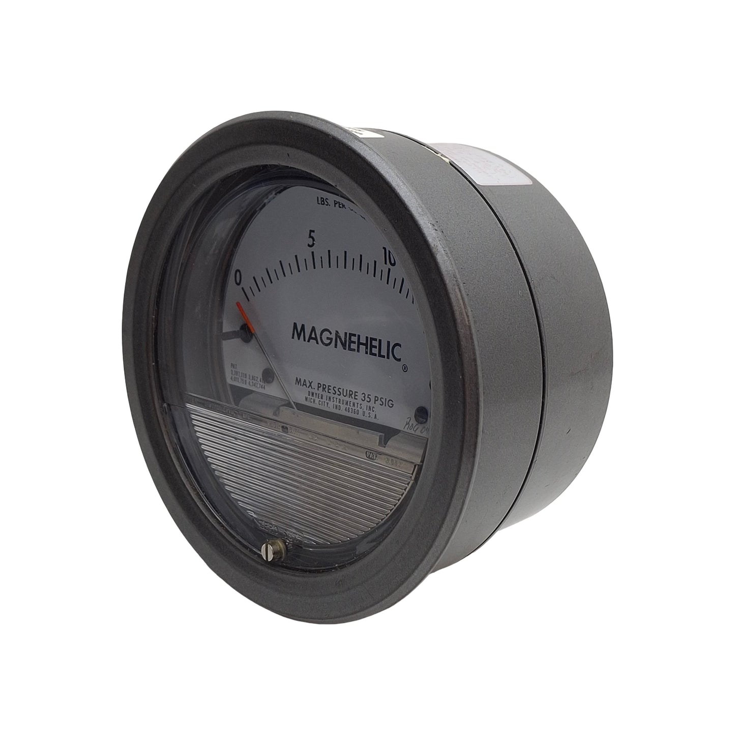 Used Dwyer 2015C Magnehelic Differential Pressure Gauge 0-15 Inches of Water 1/8" NPT