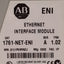 Used Allen Bradley 1761-NET-ENI MicroLogix Ethernet Network Interface, RJ45, RS-232