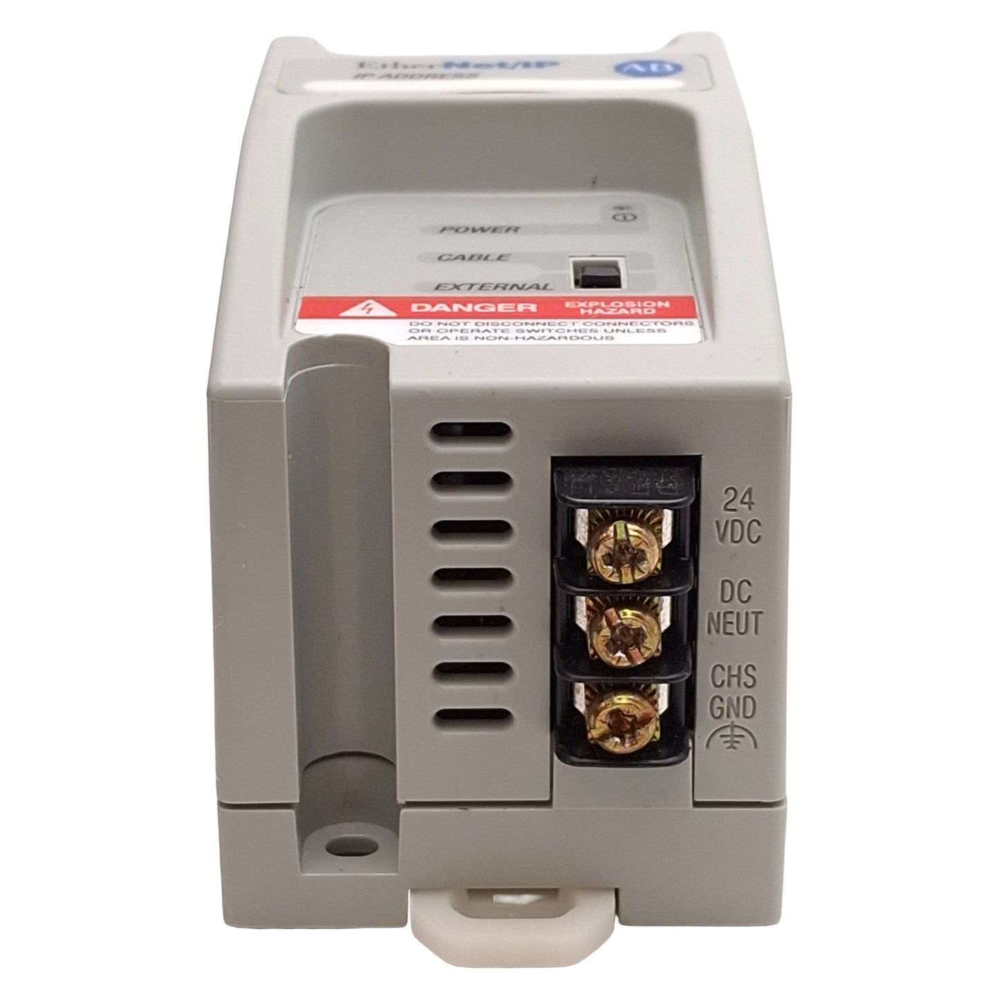 Used Allen Bradley 1761-NET-ENI MicroLogix Ethernet Network Interface, RJ45, RS-232