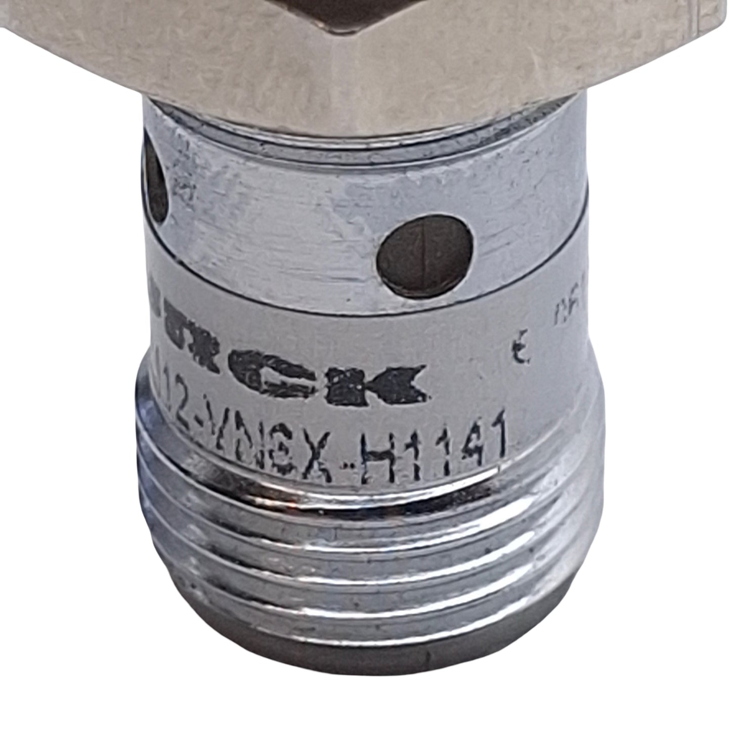 Used Turck NI8-M12-VN6X-H1141 Inductive Sensor, NPN, 8mm Range, 10-30VDC, 4-Pin M12