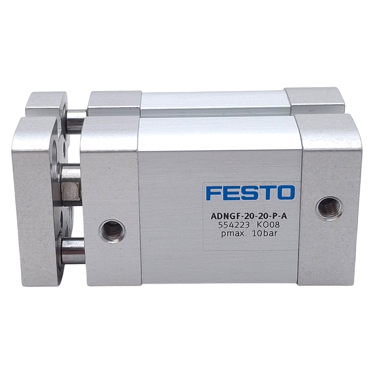 Used Festo ADNGF-20-20-P-A Compact Cylinder, ø20mm Bore, 20mm Stroke, M5, 10bar Max
