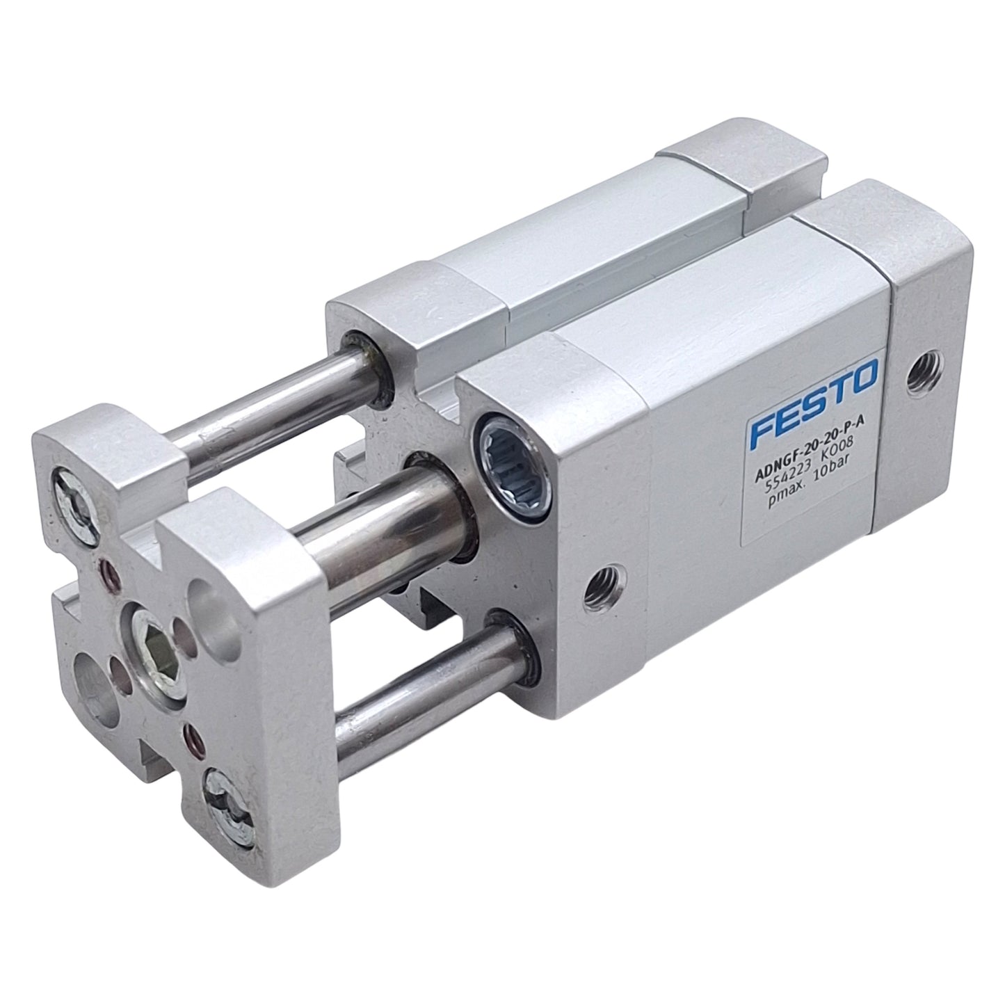 Used Festo ADNGF-20-20-P-A Compact Cylinder, ø20mm Bore, 20mm Stroke, M5, 10bar Max