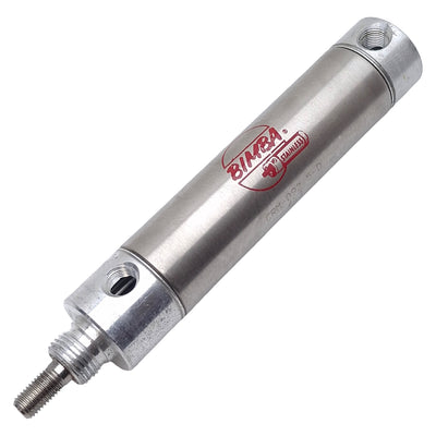 Used Bimba CRM-092.5-D Pneumatic Cylinder, ø1-1/16in Bore, 2.5in Stroke, 1/8in NPT