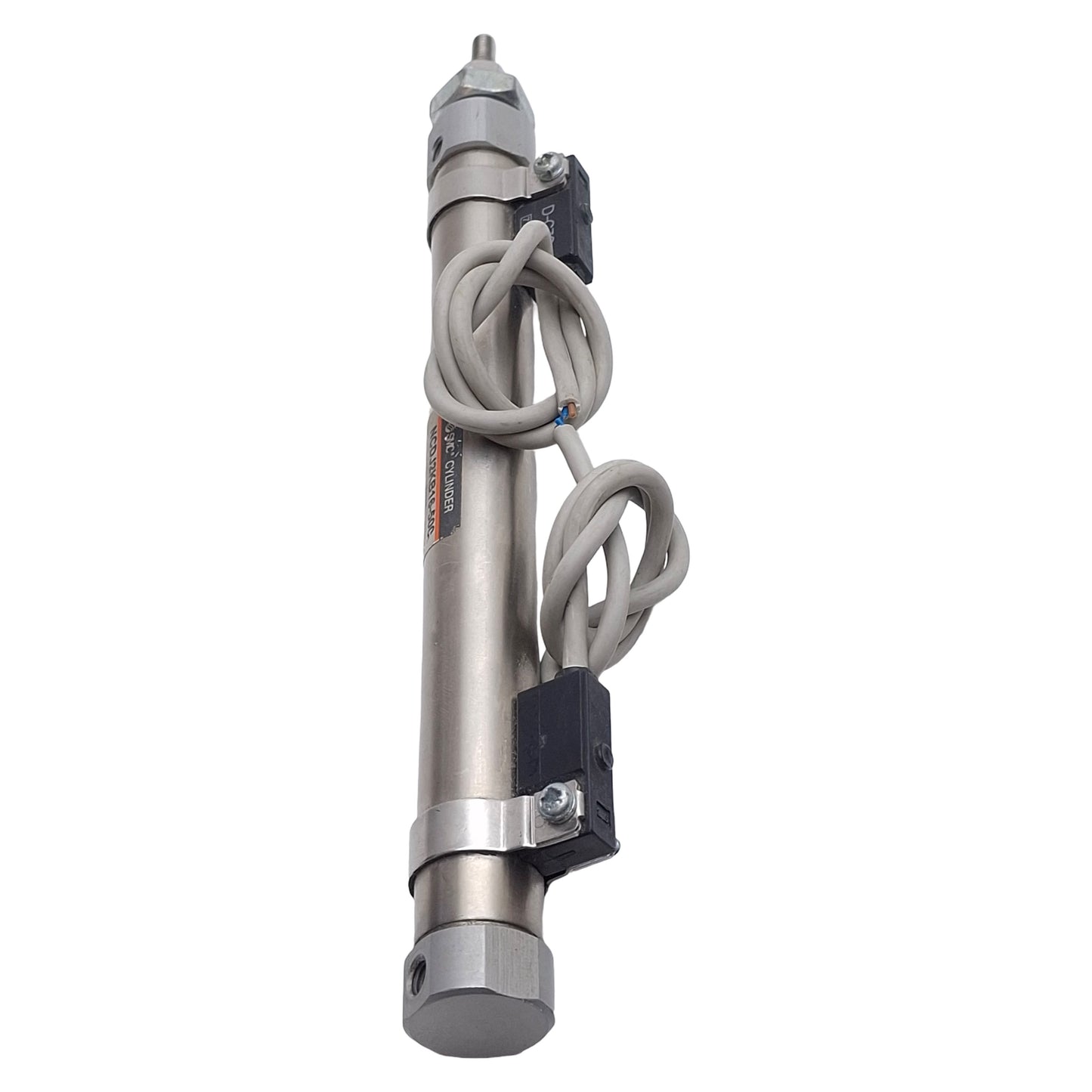 Used SMC NCDJ2KB16-500-C73 Pneumatic Cylinder, ø5/8in Bore, 5in Stroke, M5, 100psi