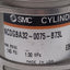 Used SMC NCDGBA32-0075-B73L Pneumatic Cylinder, ø1-1/4in Bore, 0.75in Stroke, Rc1/8