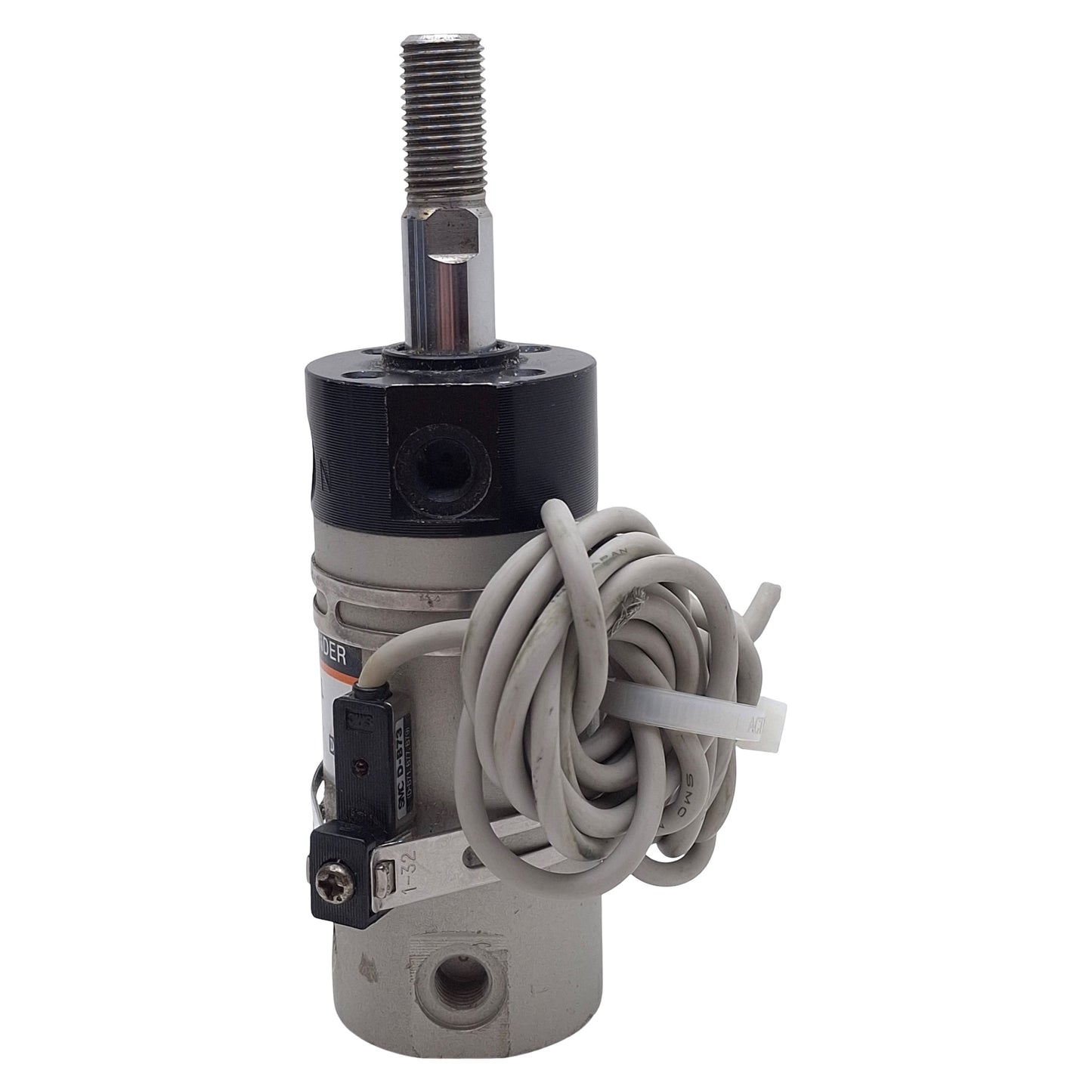 Used SMC NCDGBA32-0075-B73L Pneumatic Cylinder, ø1-1/4in Bore, 0.75in Stroke, Rc1/8