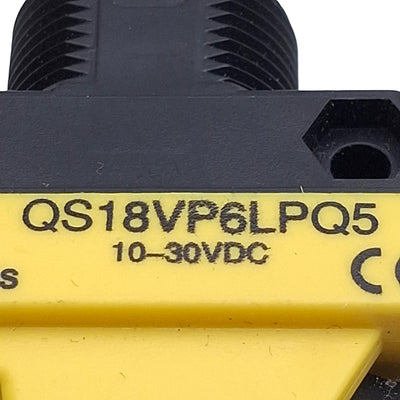 Used Banner QS18VP6LPQ5 Photoelectric Sensor, PNP, 3.5m Range, 10-30VDC, 4-Pin M12