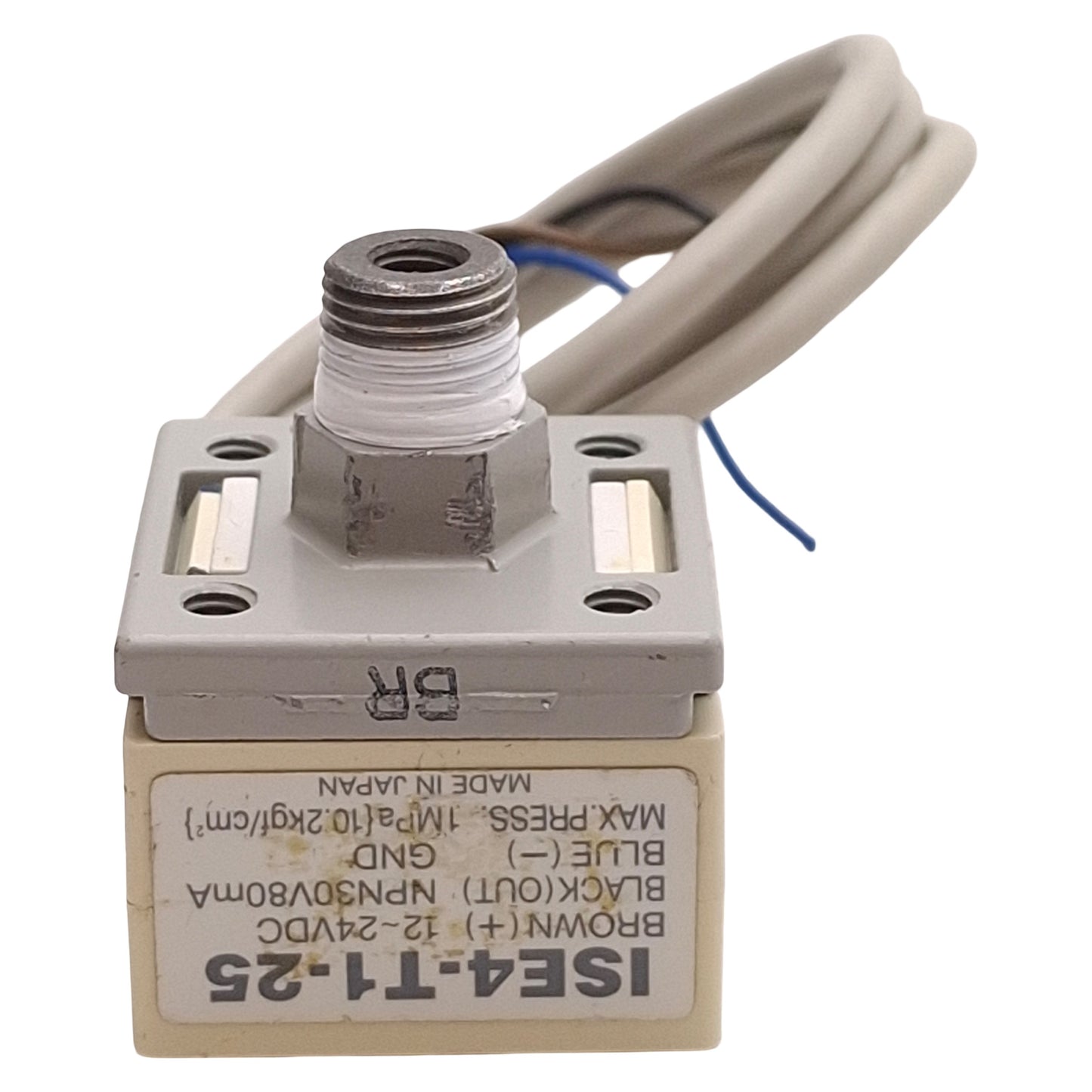 Used SMC ISE4-T1-25 Digital Pressure Switch, NPN Output, 1.0MPa, 1/8in NPT, 12-24VDC