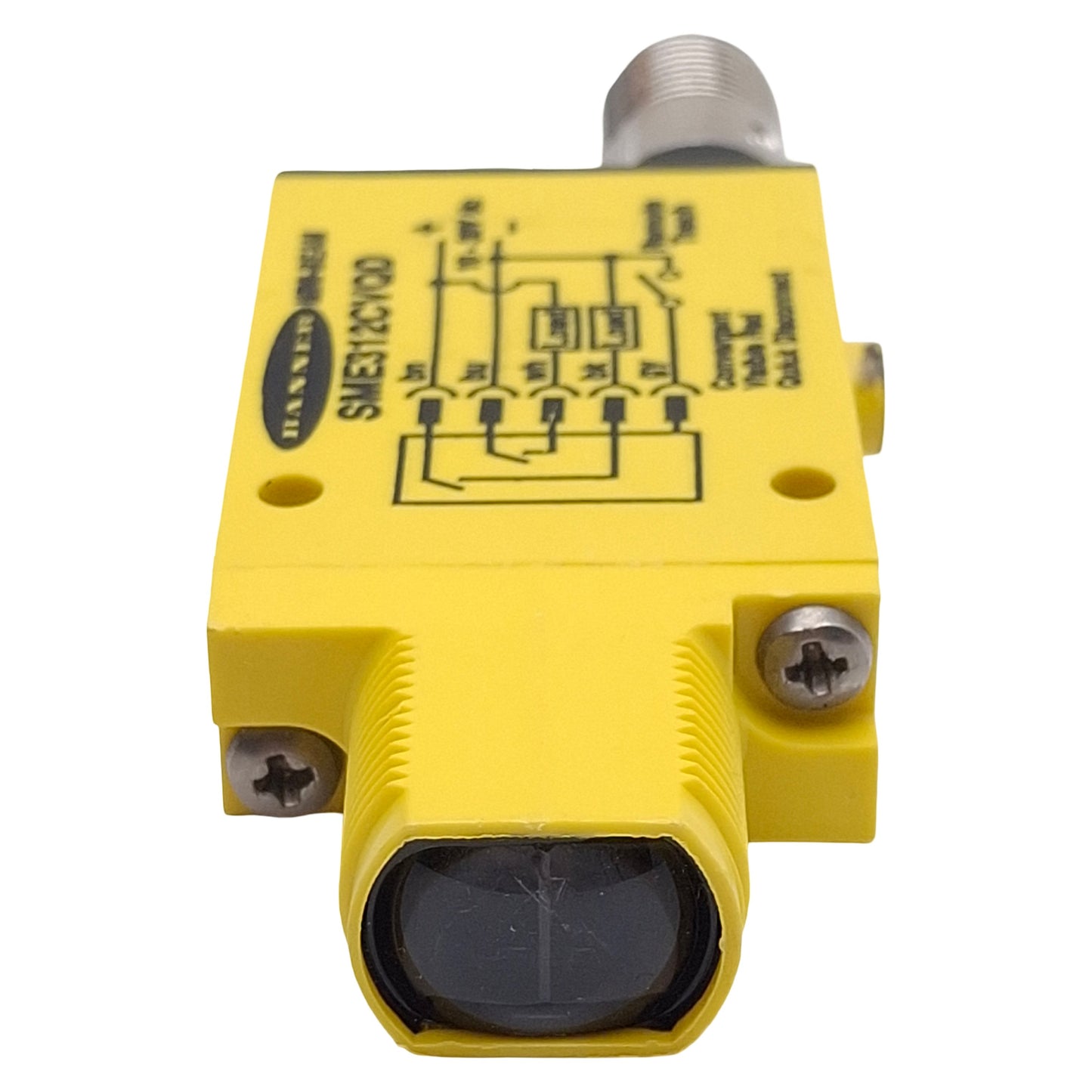 Used Banner SME312CVQD Photoelectric Sensor, NPN/PNP, 16mm Range, 10-30VDC, 5-Pin M12