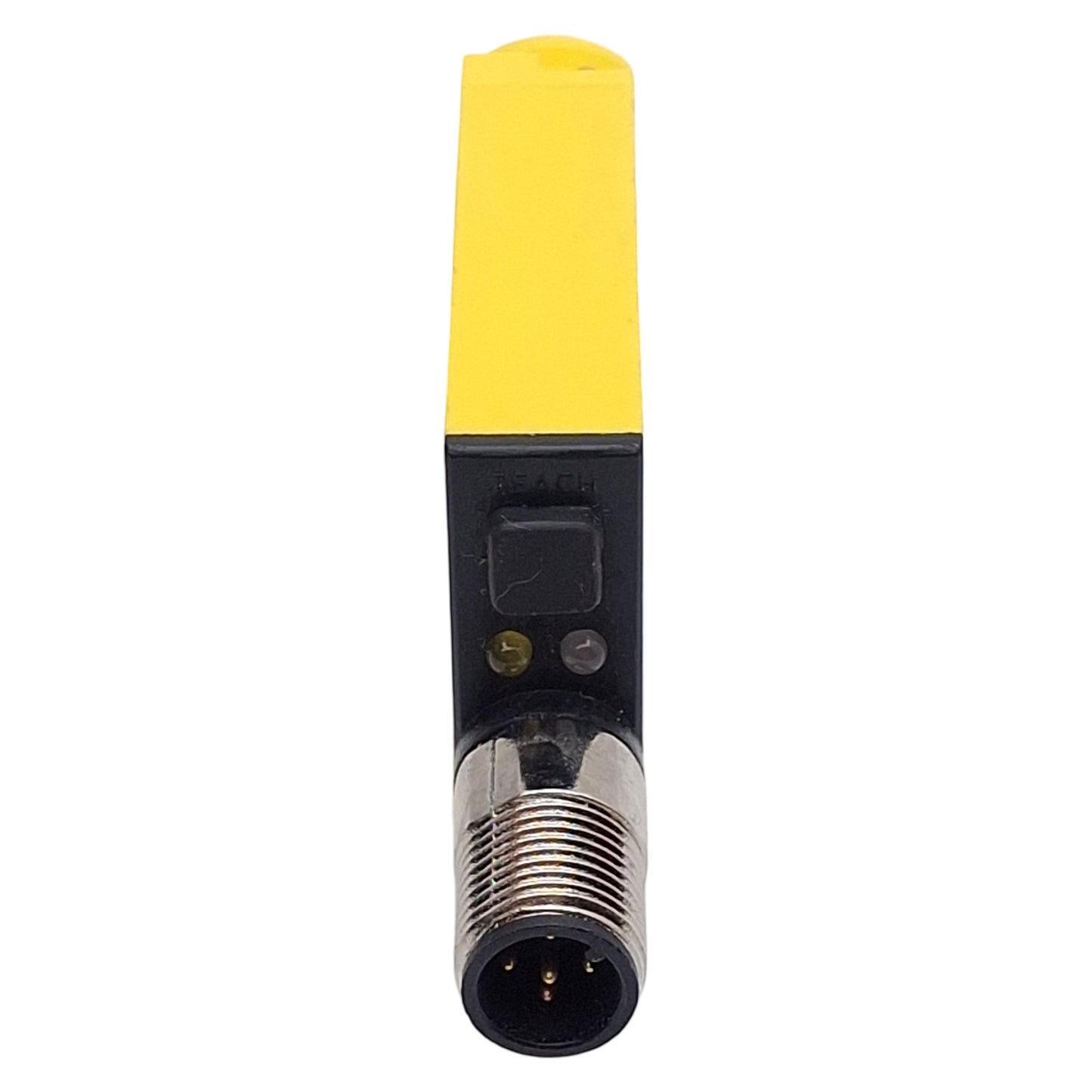 Used Banner SME312CVQD Photoelectric Sensor, NPN/PNP, 16mm Range, 10-30VDC, 5-Pin M12