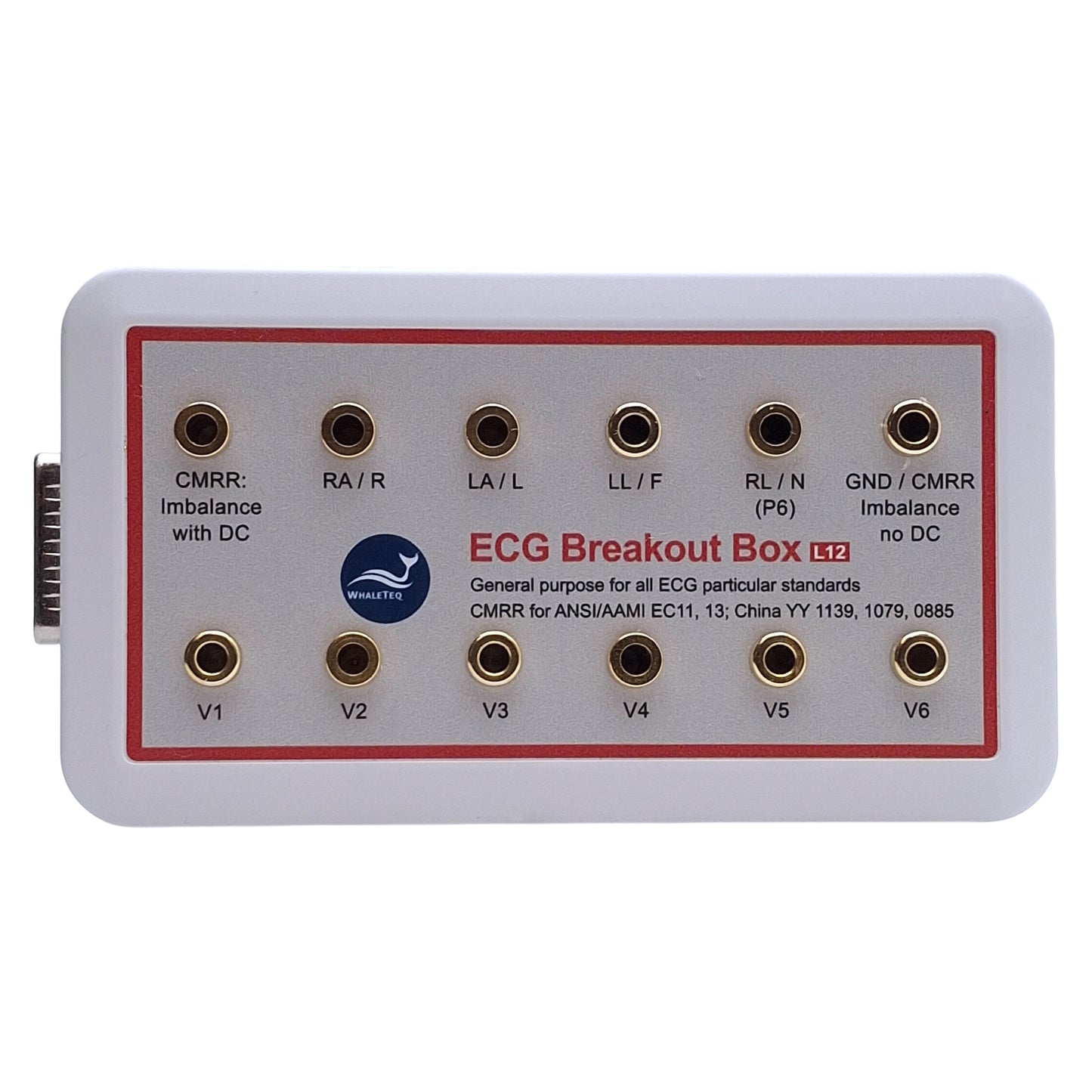 Used WhaleTEQ SECG 4.0 Single Channel ECG Test Unit w/ BB-C1 ECG Breakout Box