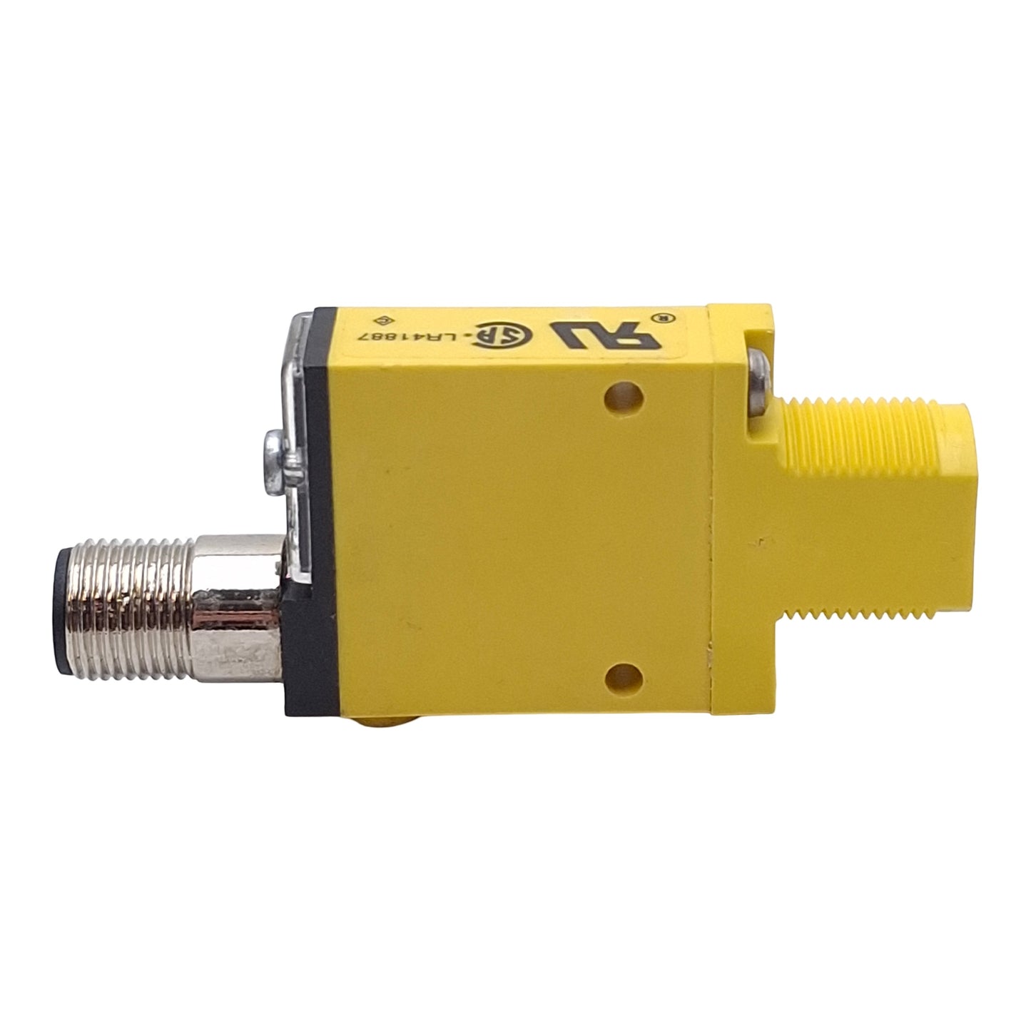 Used Banner SM312DQD Photoelectric Sensor, NPN/PNP, 380mm Range, 10-30VDC, 4-Pin M12