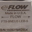 Used FTI FT8-8NEU2-LEB-5 Turbine Liquid Flowmeter, 0.75-7.5gpm, 2000Hz, 1/2NPT, 316SS