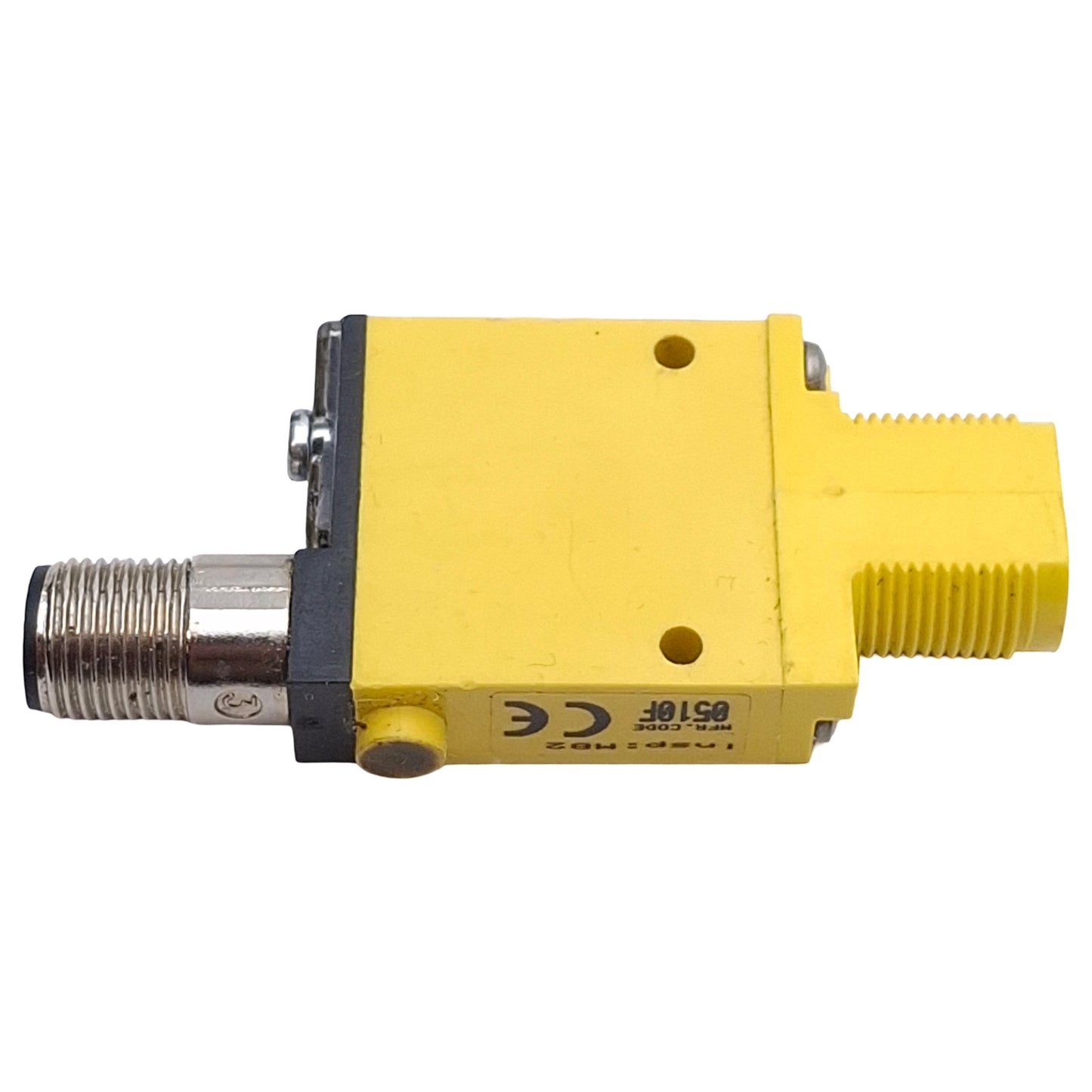 Used Banner SM312LVQD Photoelectric Sensor, NPN/PNP, 5m Range, 10-30VDC, 4-Pin M12