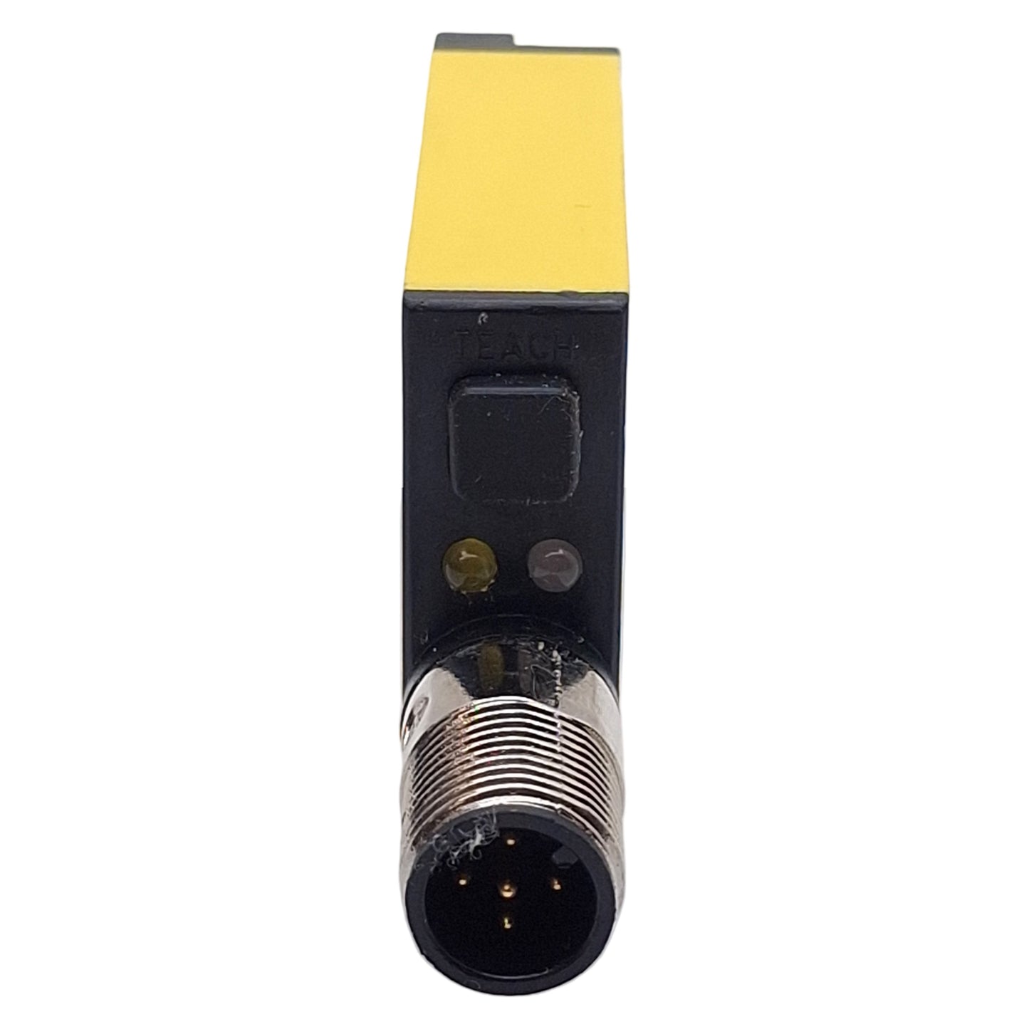Used Banner SME312WQD Photoelectronic Sensor, NPN/PNP, 130mm Range, 30VDC, 5-Pin M12