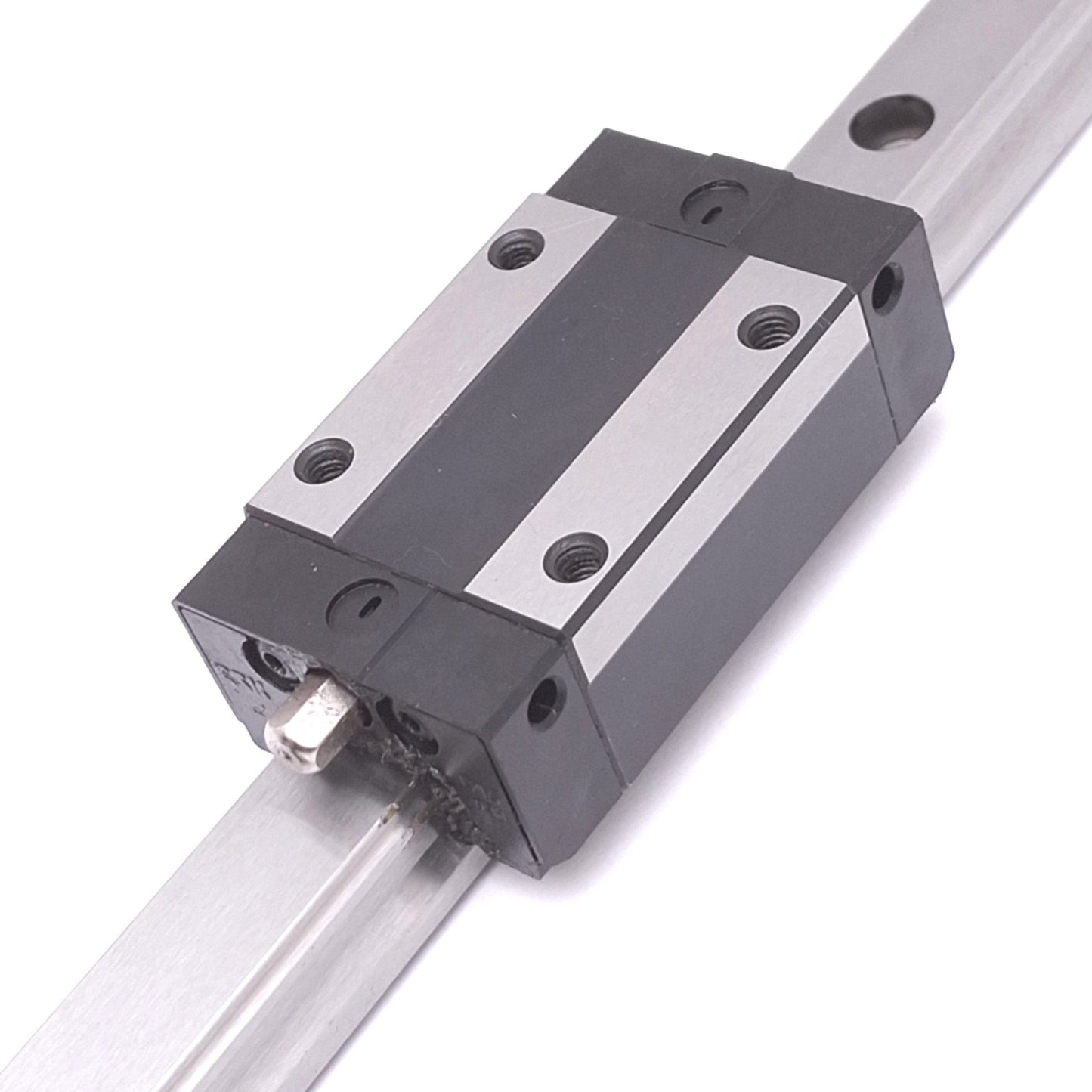 Used CSK LMG15T Linear Guide Block w/ LMG15R-N 15mm Rail, 380mm Length, 18.9kN Max